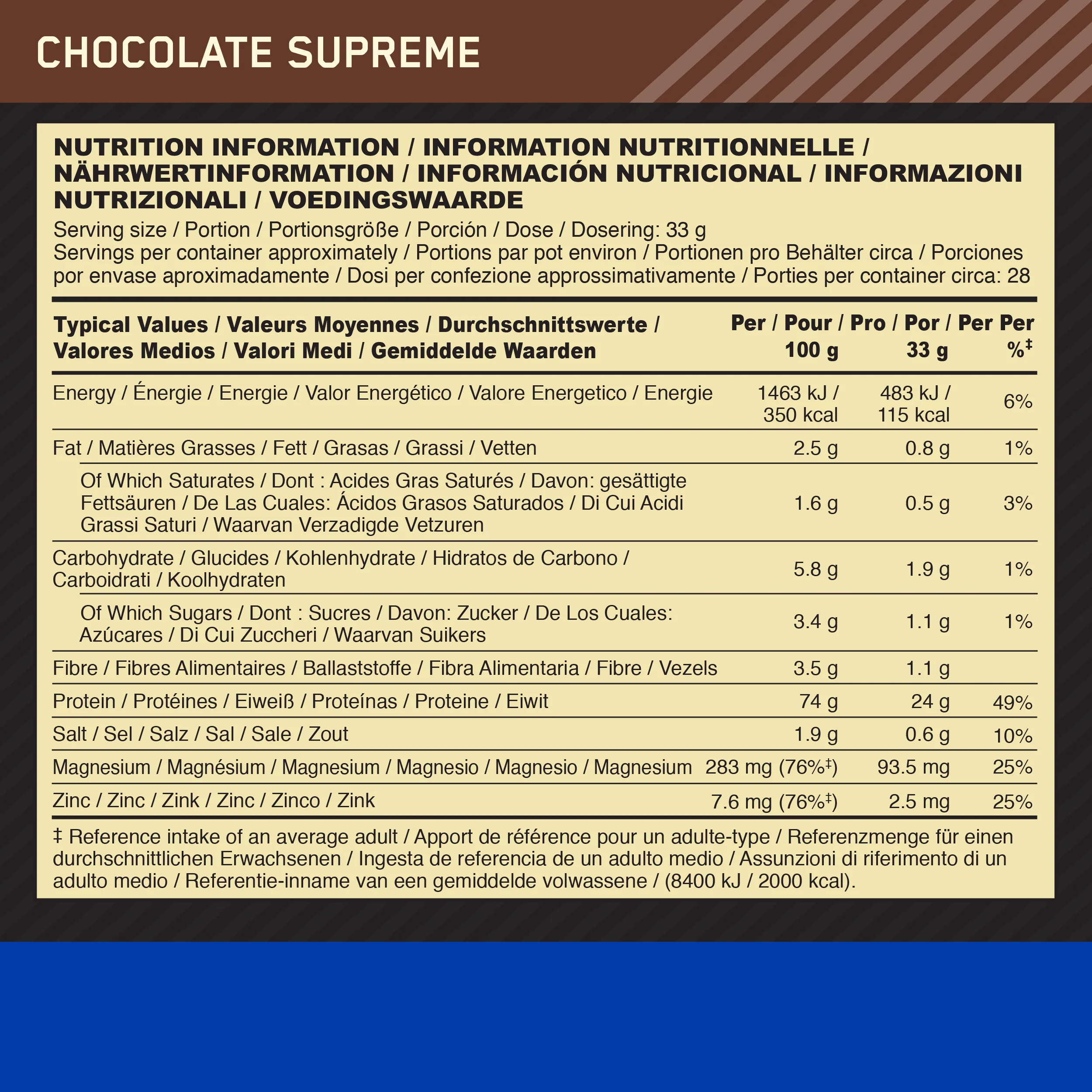 100% Casein (924g) - Image 2