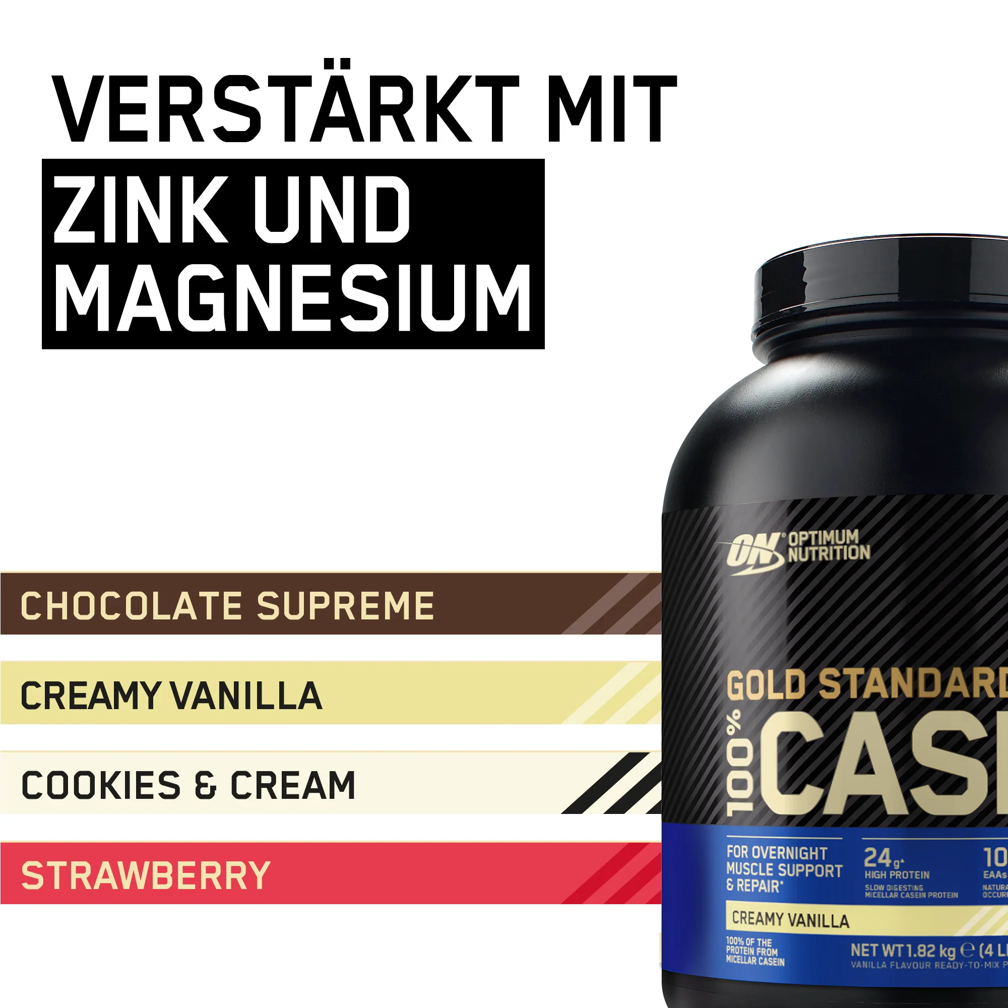 100% Casein Gold Standard (1820g) - Image 13