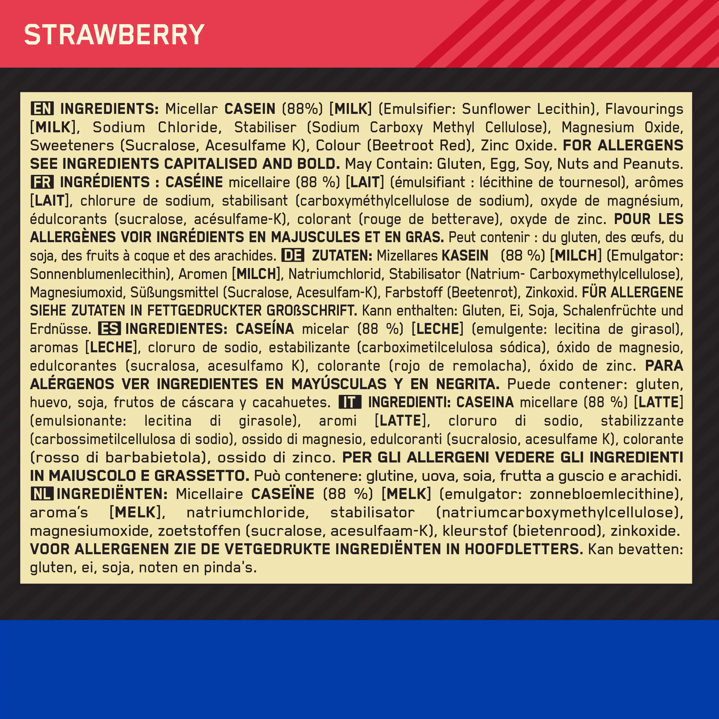 100% Casein Gold Standard (1820g) - Image 2