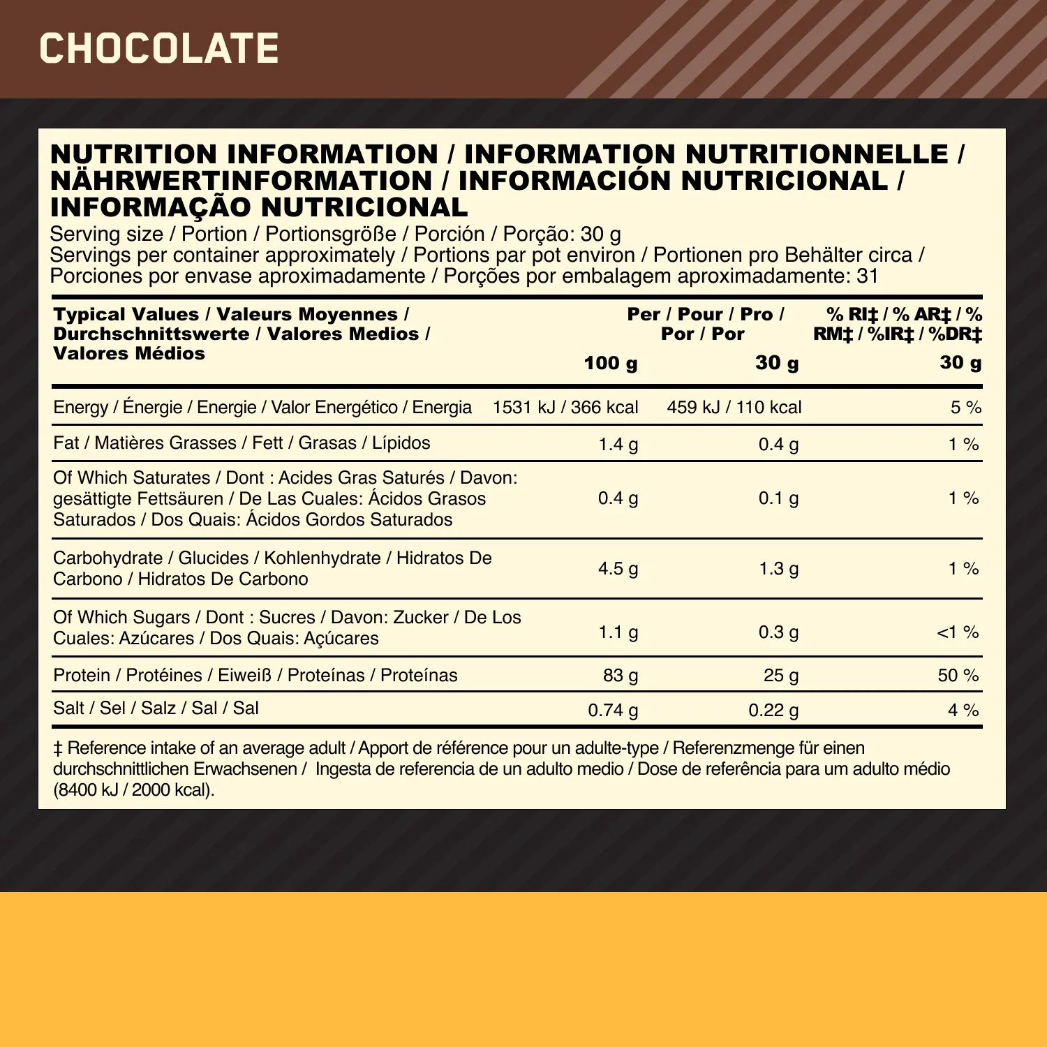 100% Gold Standard Isolate (930g) - Image 29