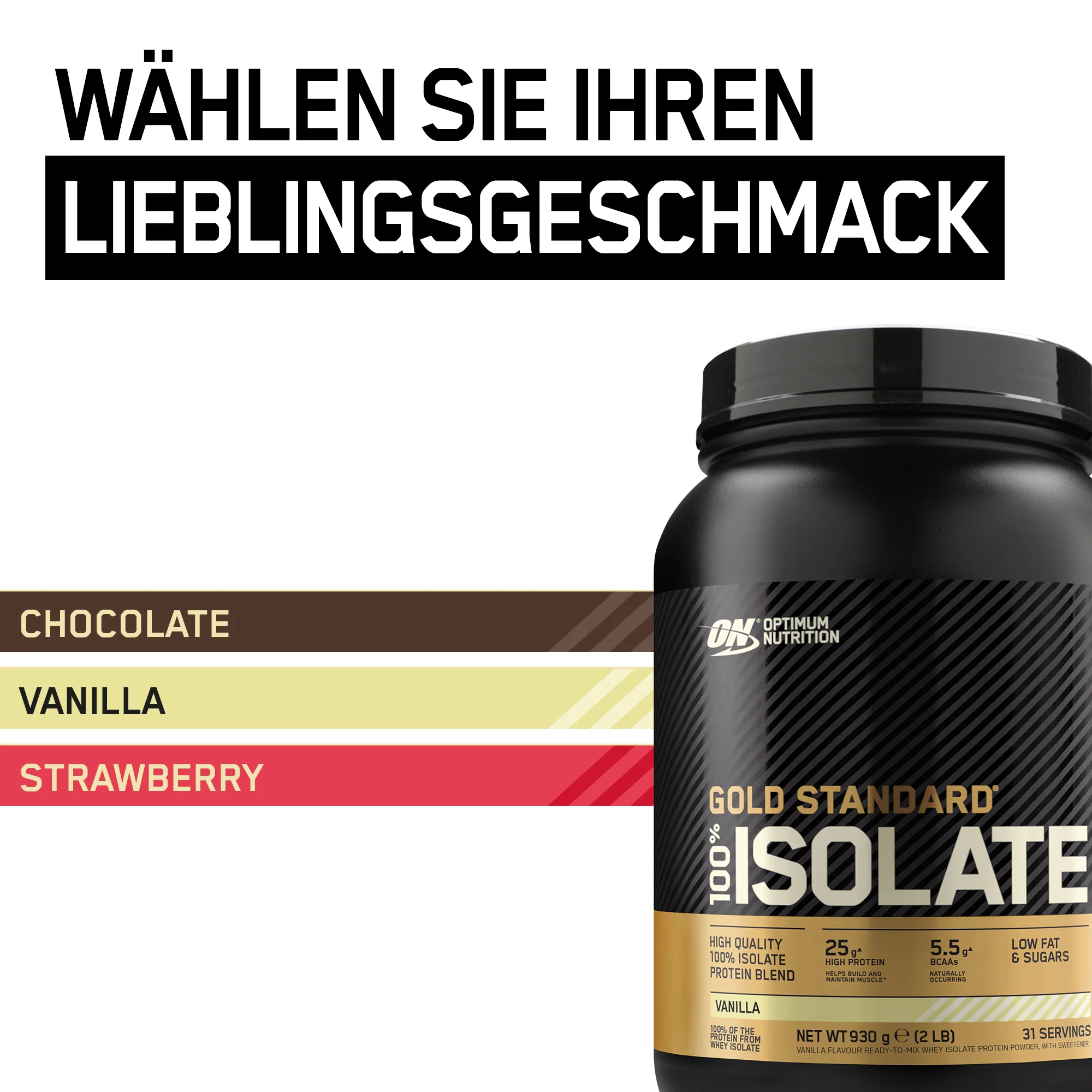 100% Gold Standard Isolate (930g) - Image 7