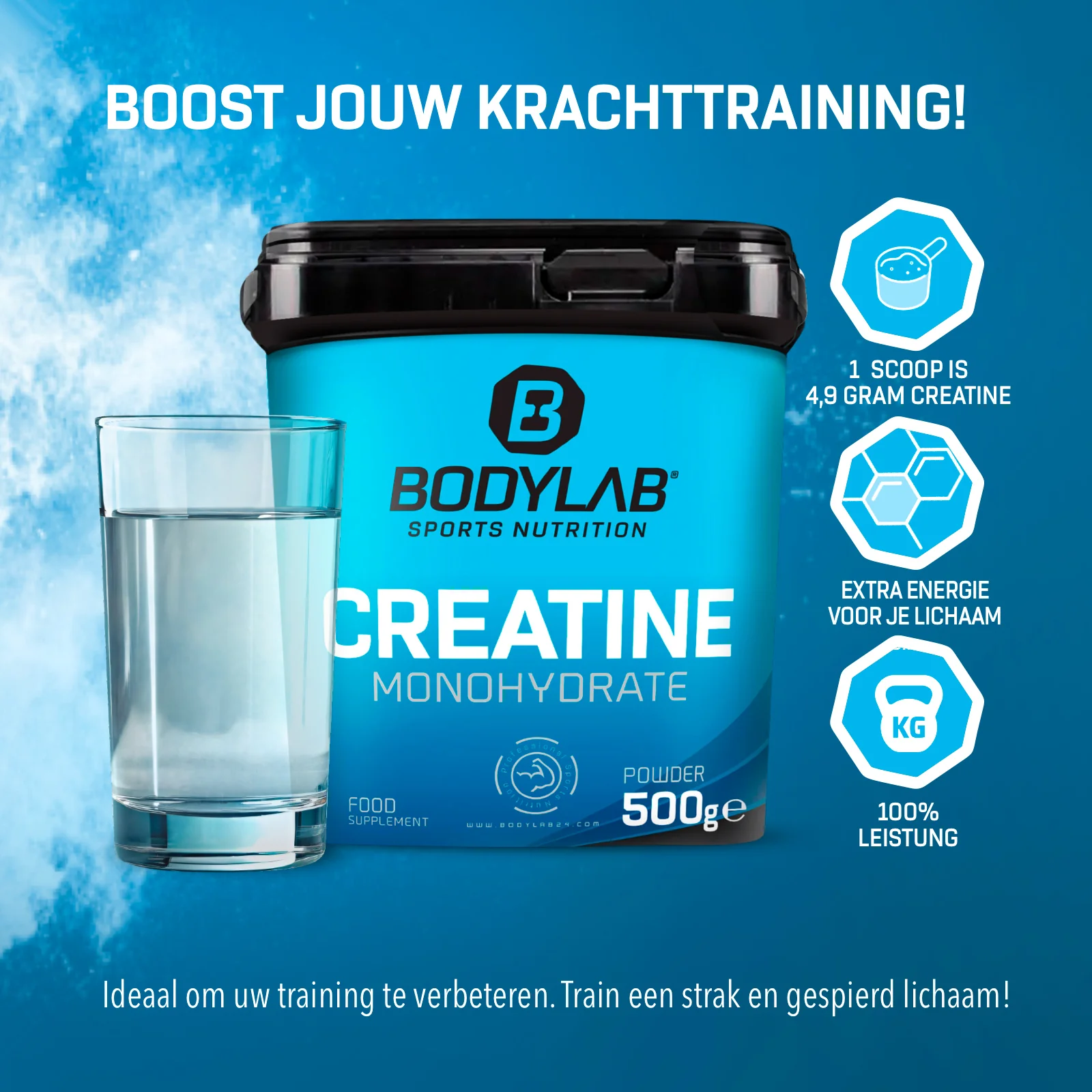 2 x Creatine Powder (500g) - Image 2