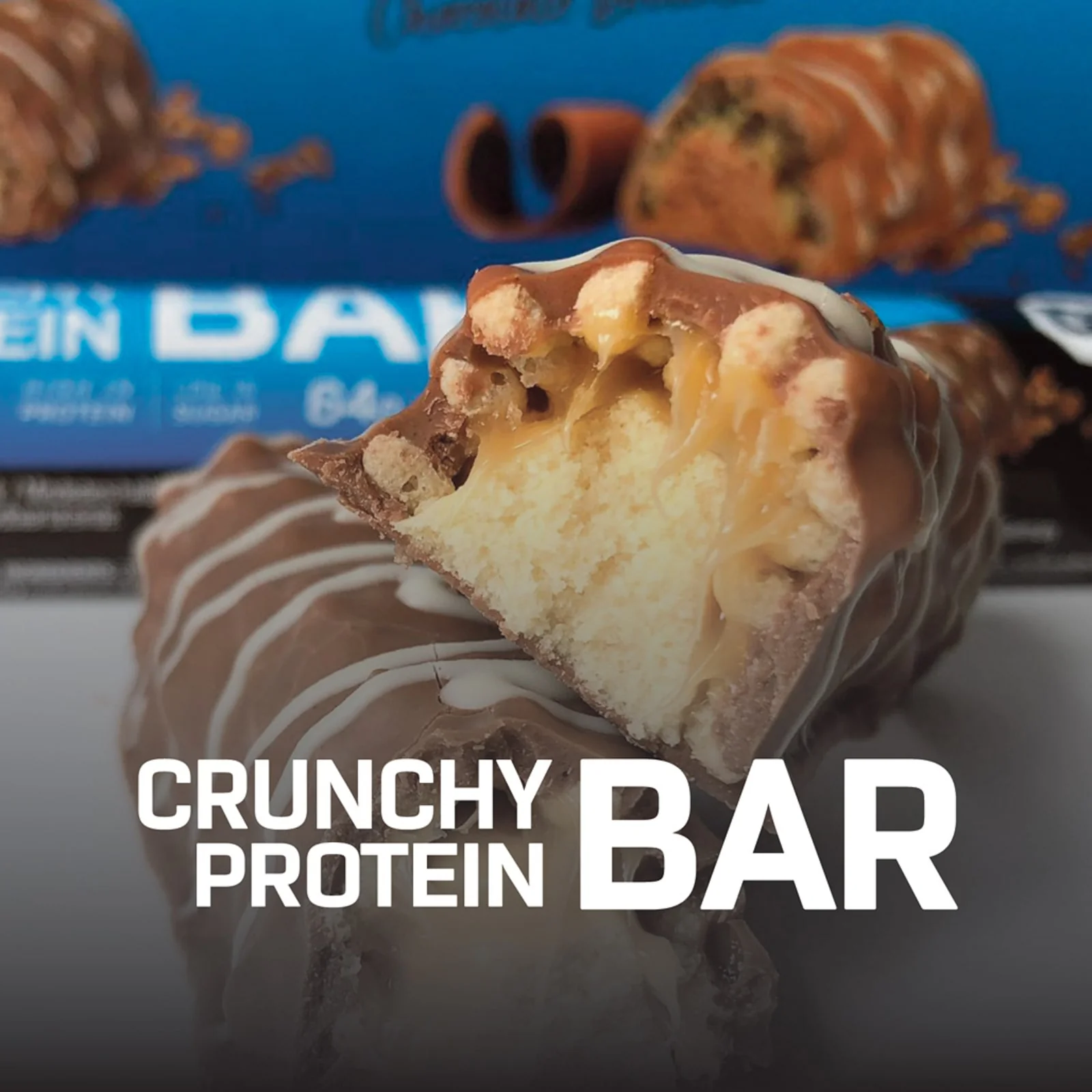 2 x Crunchy Protein Bar (je 12x64g) - Image 4