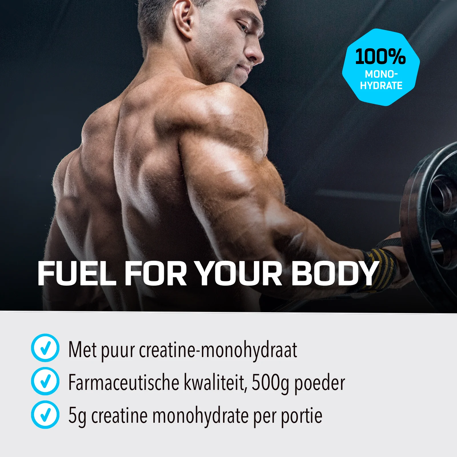 3 x Creatine Powder (500g) - Image 8
