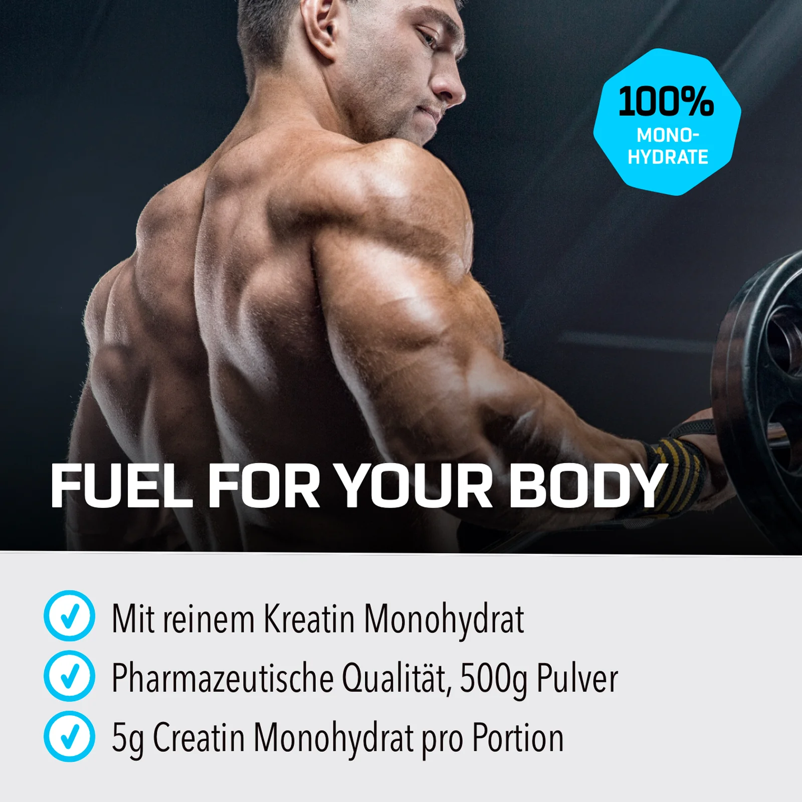 3 x Creatine Powder (500g) - Image 9