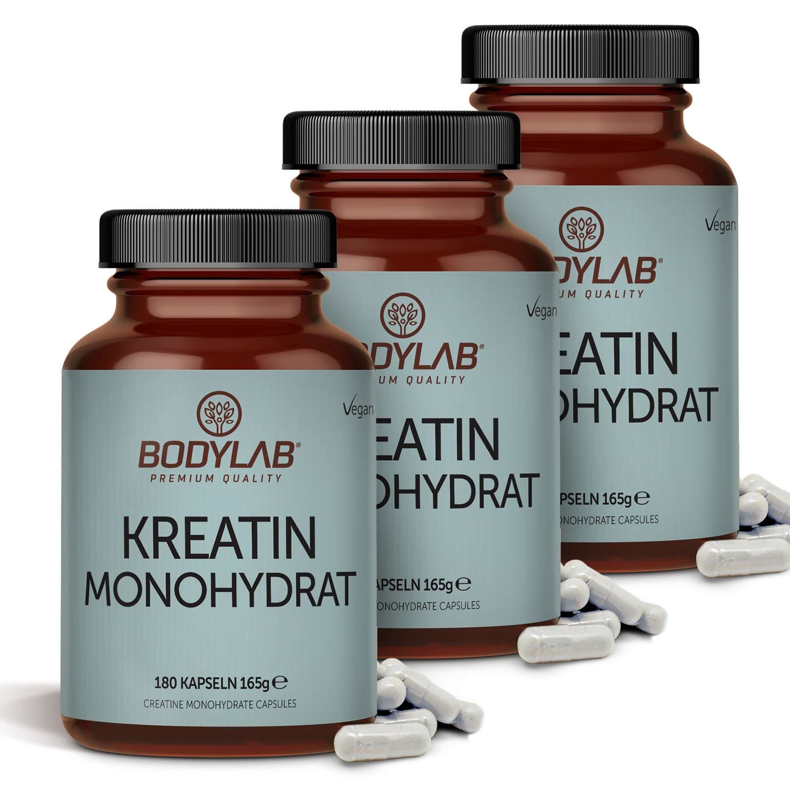 3 x Kreatin Monohydrat (3 x 180 Kapseln)