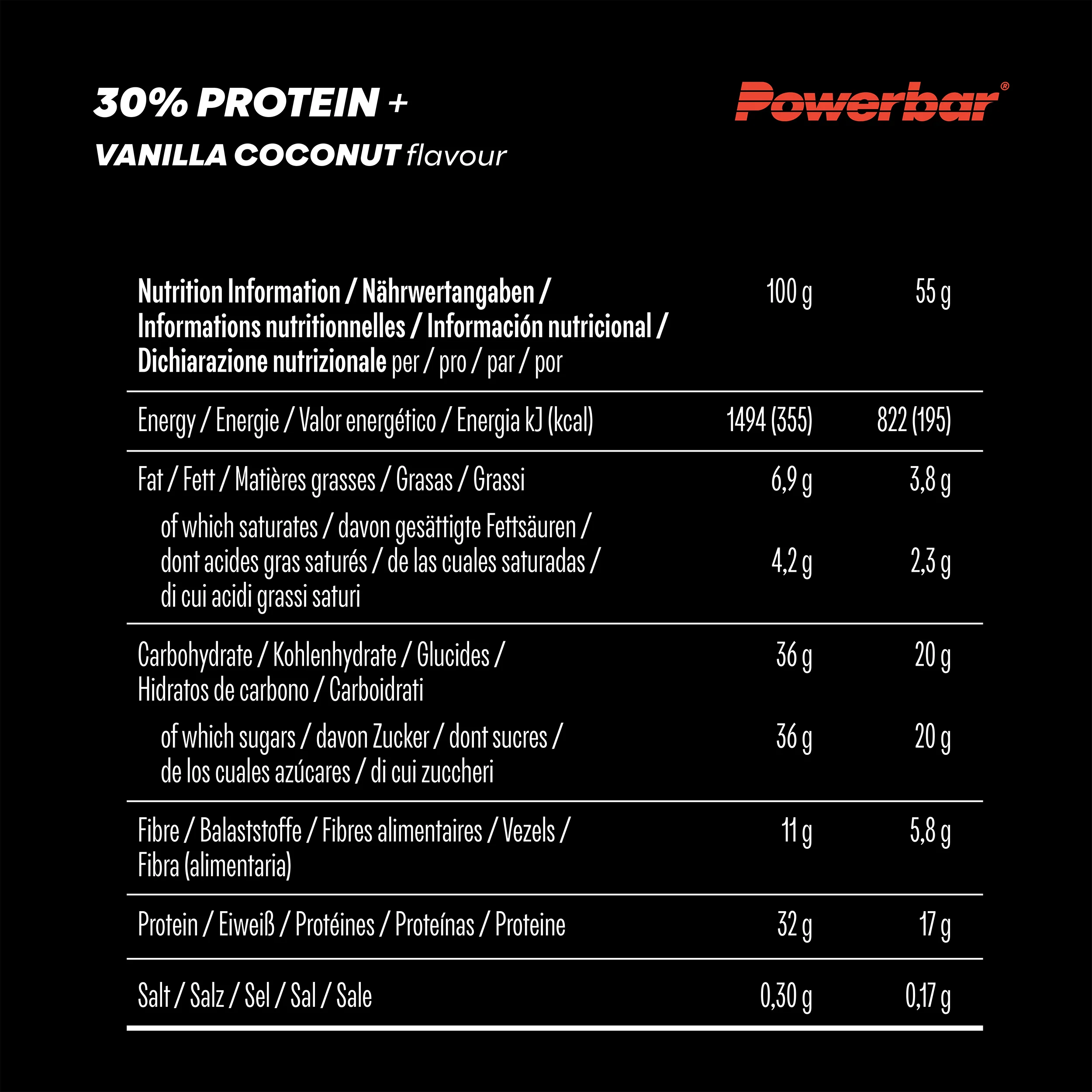 30% Protein+ Bar (15x55g) - Image 10