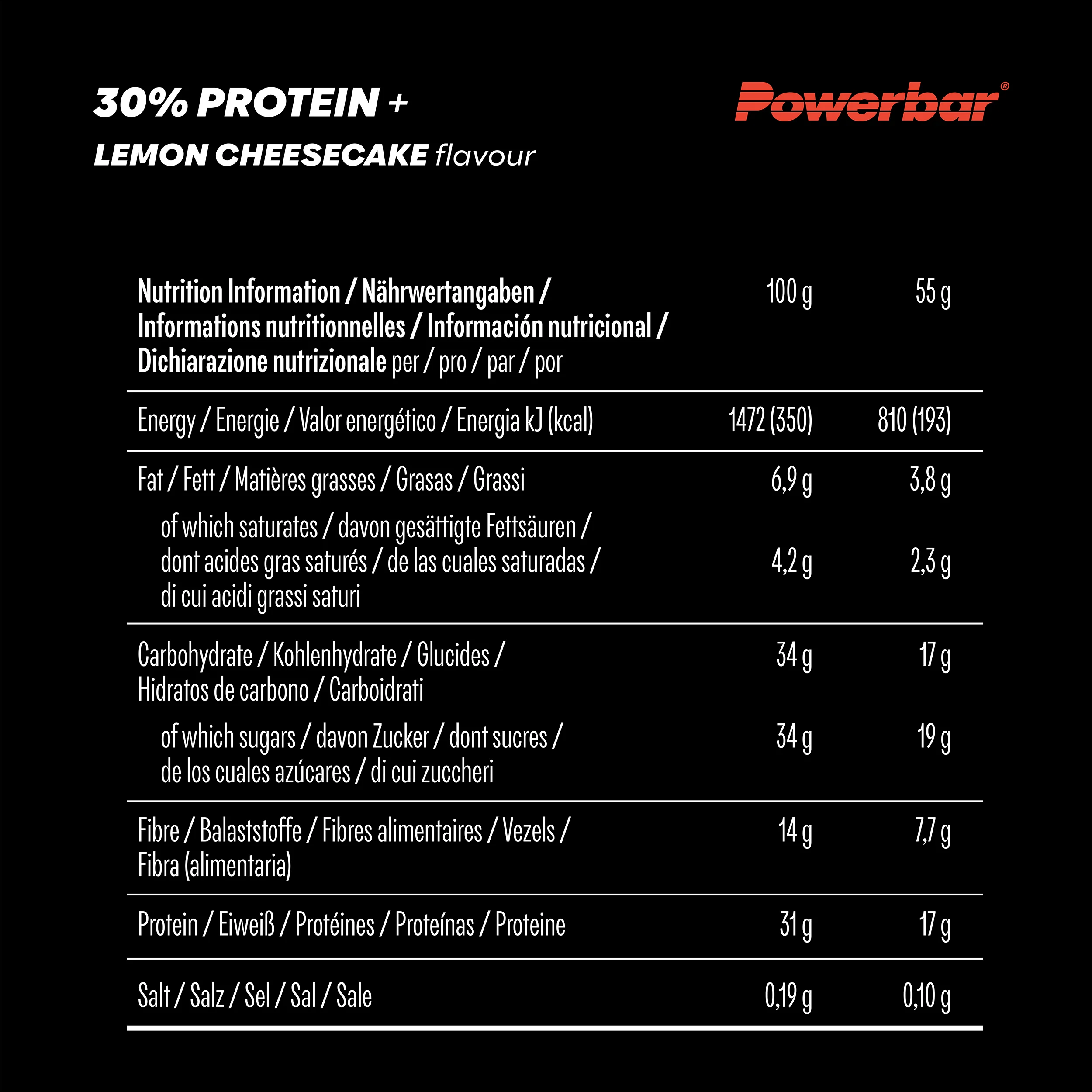 30% Protein+ Bar (15x55g) - Image 15
