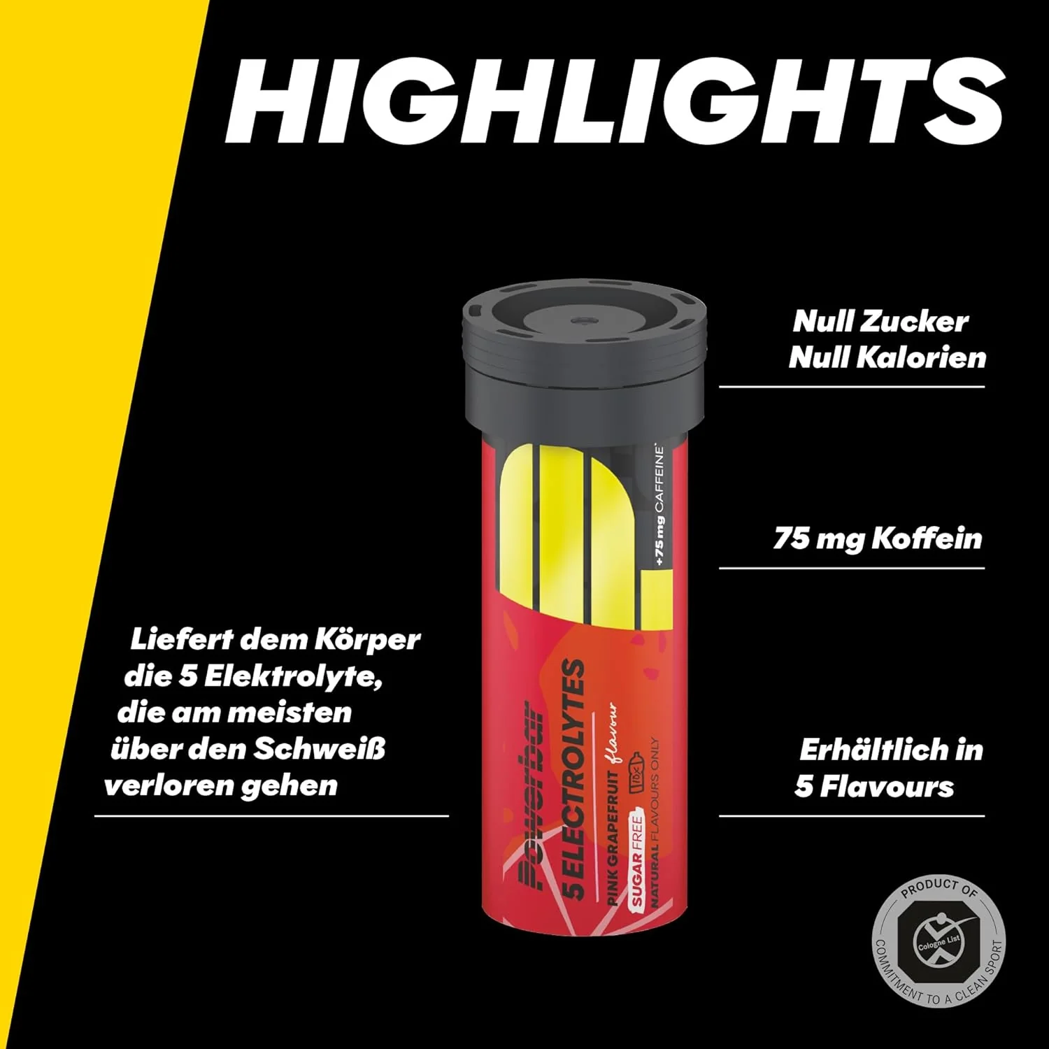 5 Electrolytes Zero Calorie Sports Drink Röhrchen (10 Brausetabletten) - Image 5