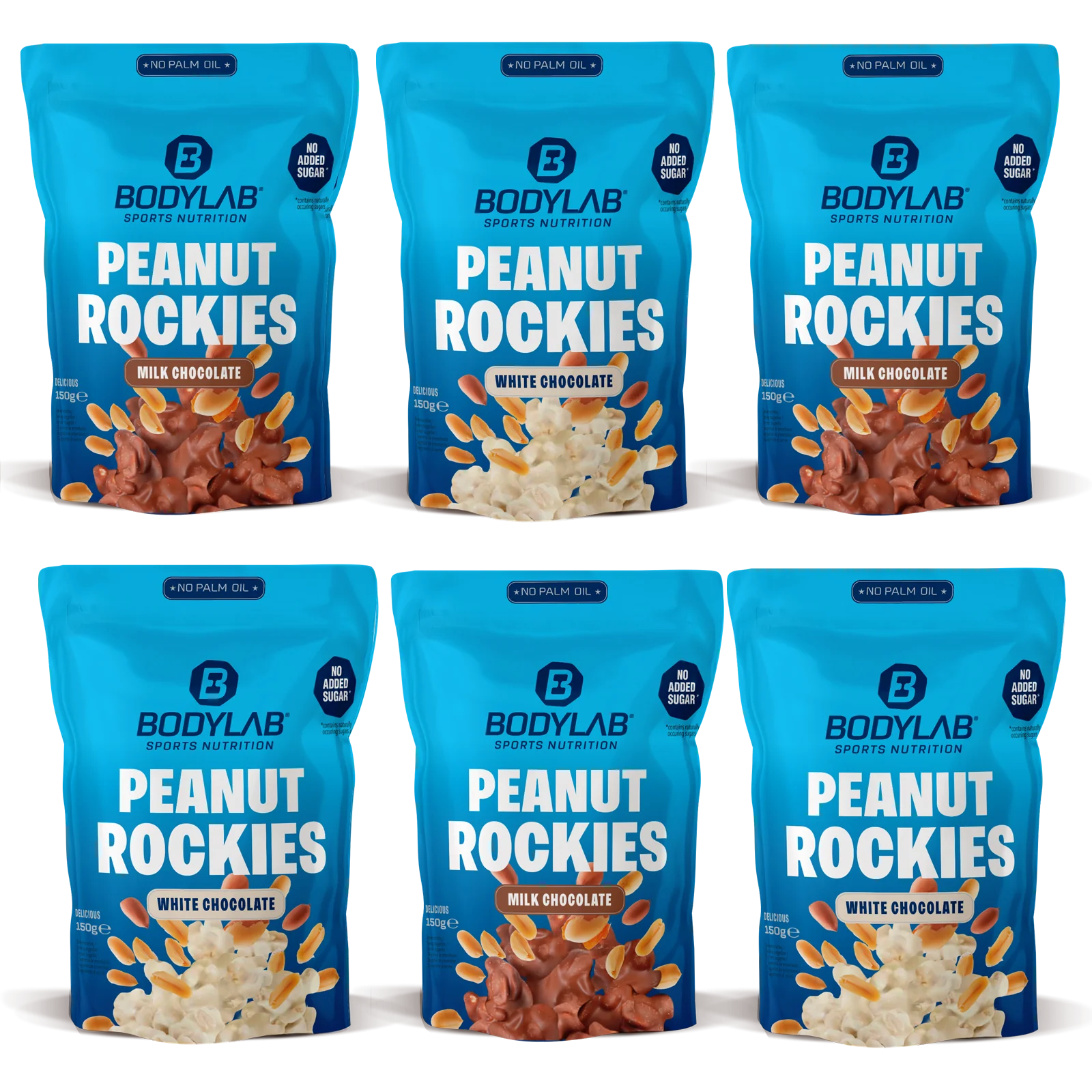 6 x Peanut Rockies (je 150g)