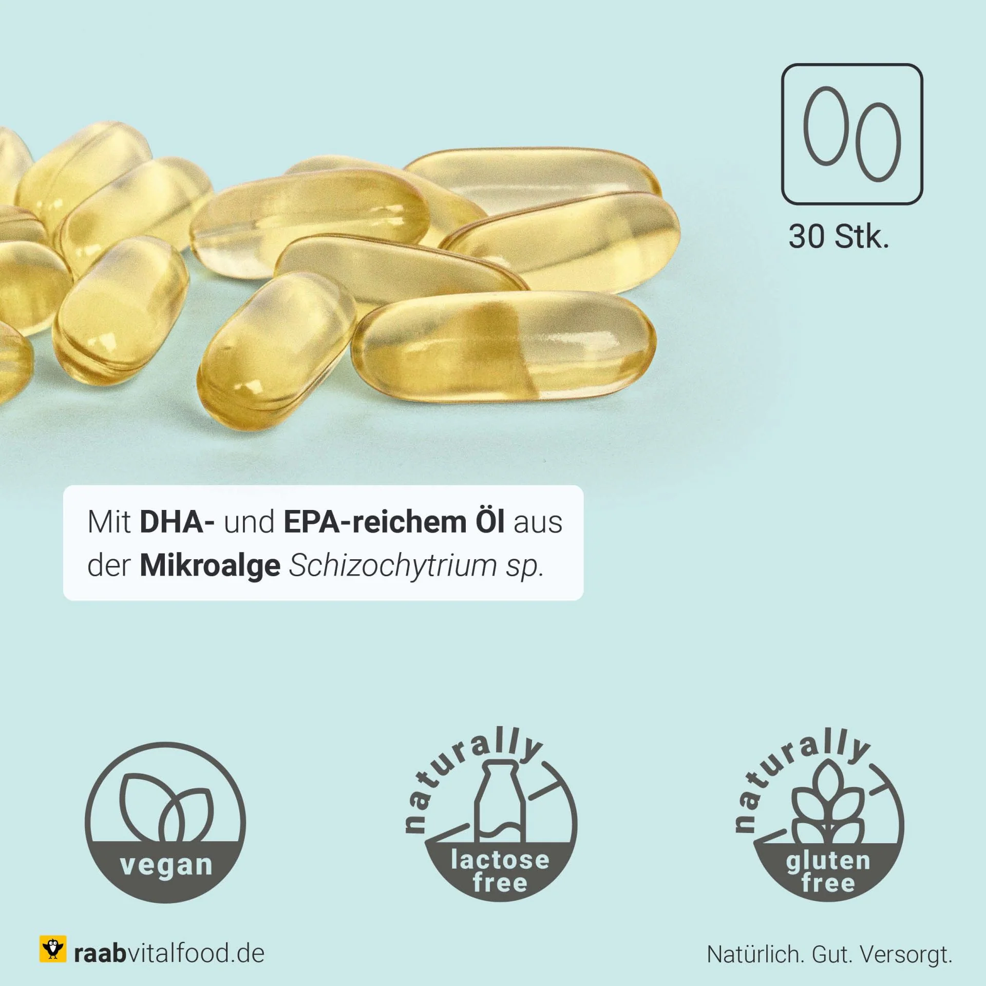 Algenöl Omega-3 (30 Kapseln) - Image 4