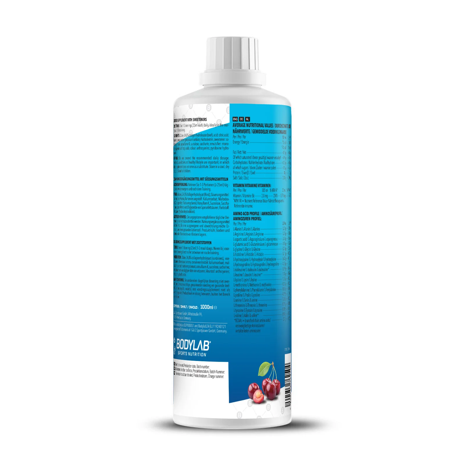 Amino Liquid Cherry Berry (1000ml) - Image 2