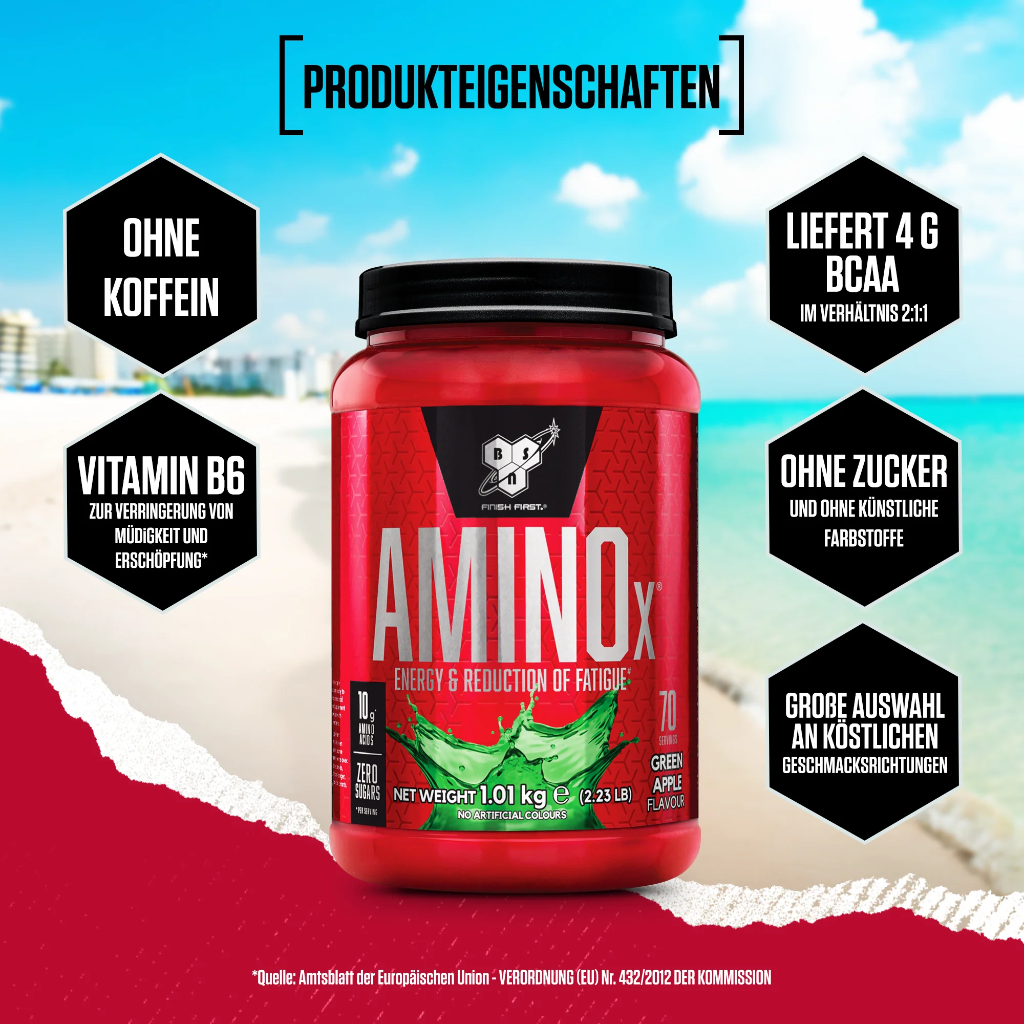 Amino X Aminosäuren BCAA (1000g) - Image 18