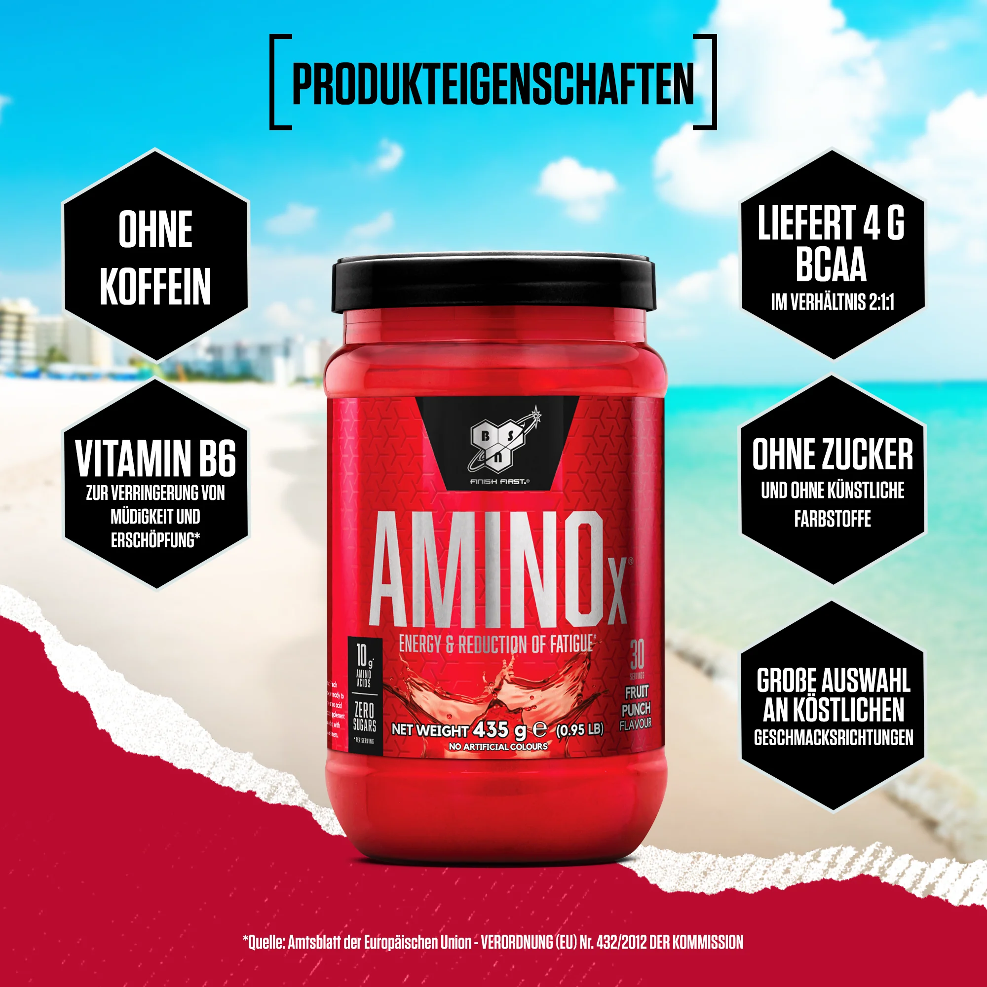 Amino X Aminosäuren BCAA (435g) - Image 11