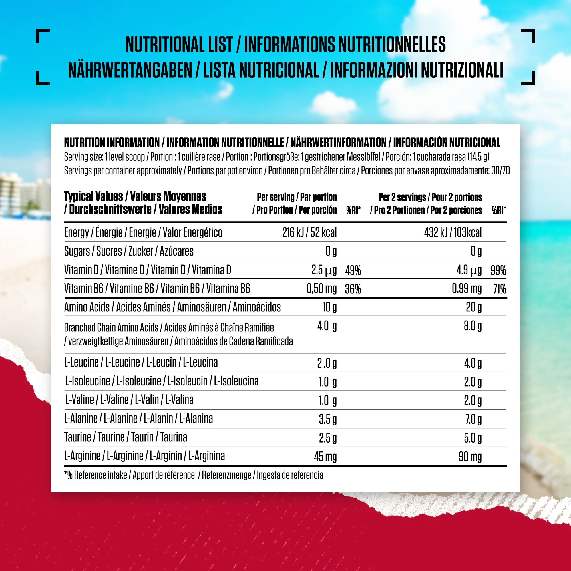 Amino X Aminosäuren BCAA (435g) - Image 16