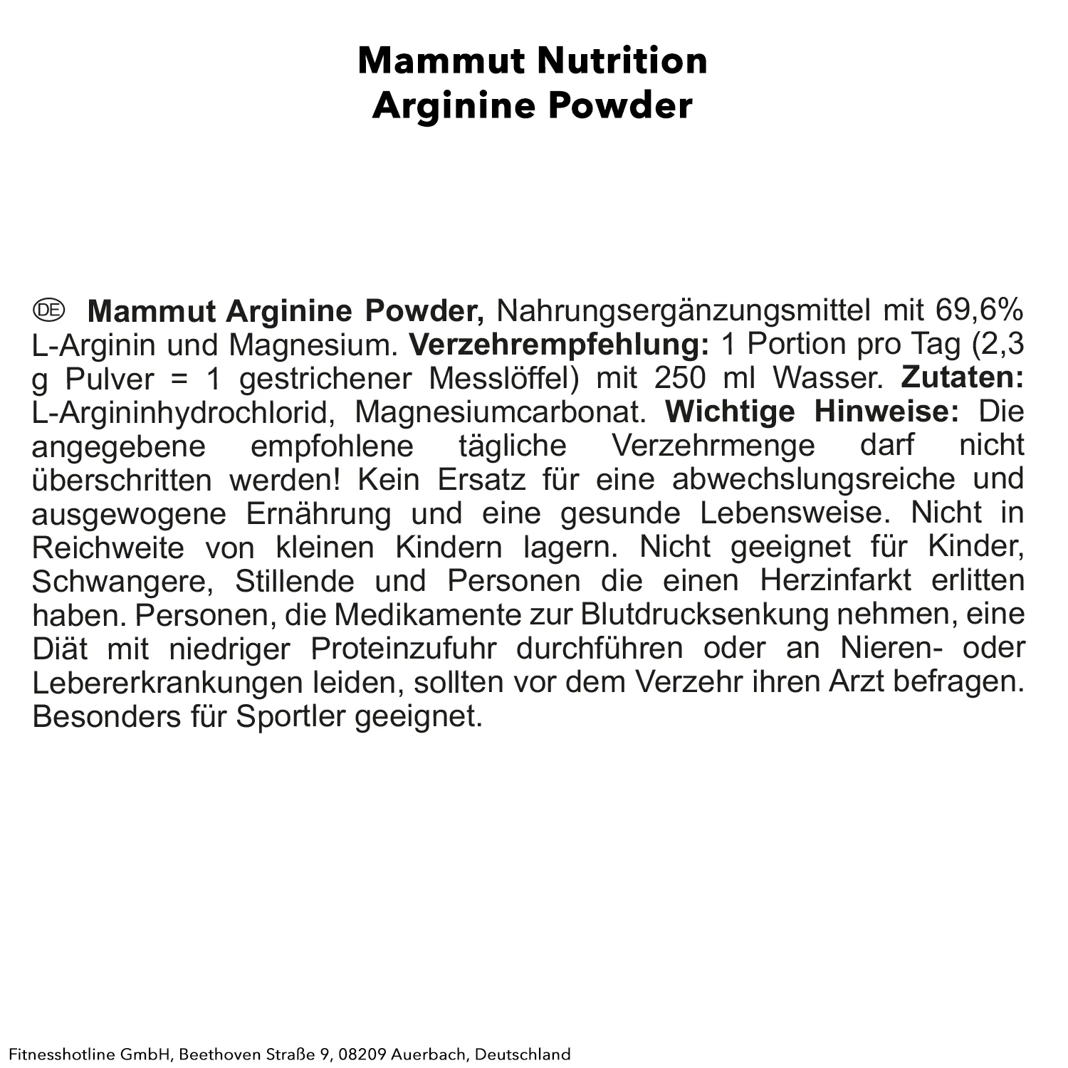 Arginin (300g) - Image 2