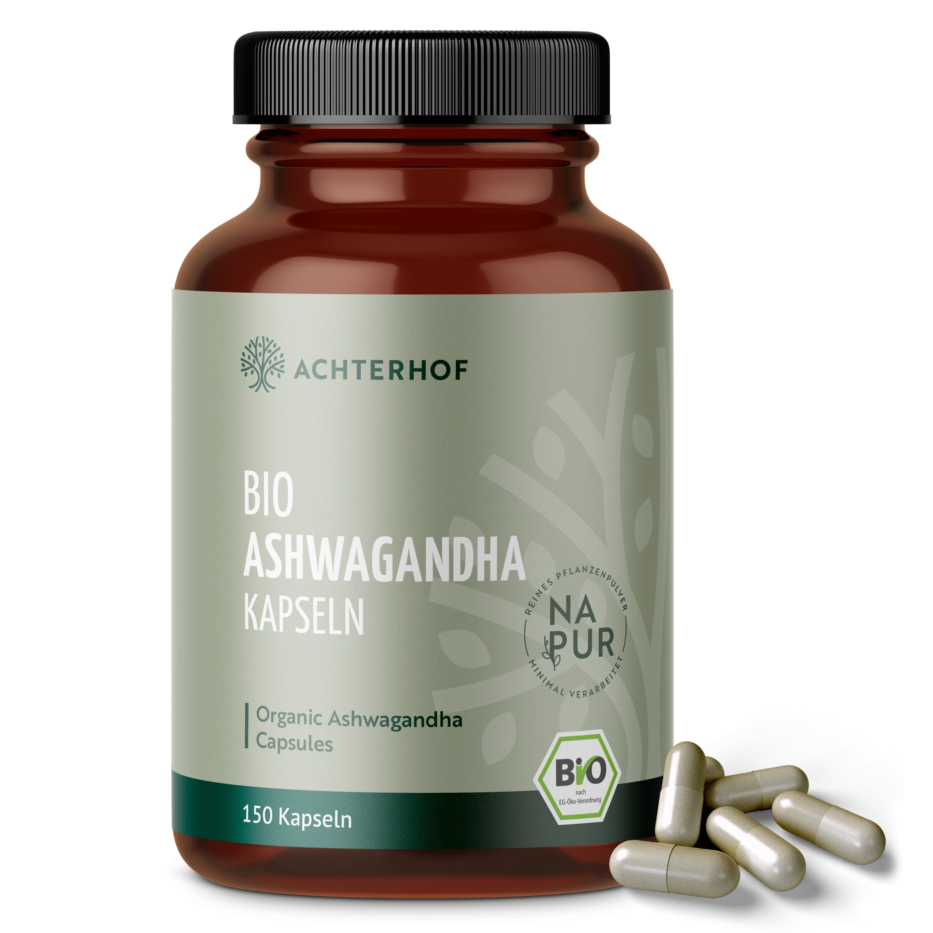 Bio Ashwagandha Kapseln (150 Kapseln)