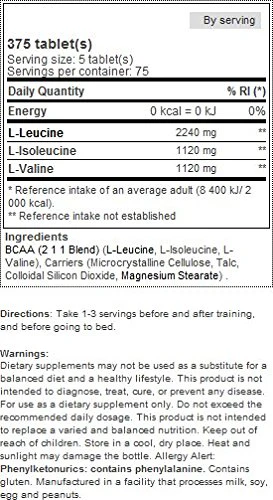 BCAA 6400 (375 Tabletten) - Image 4