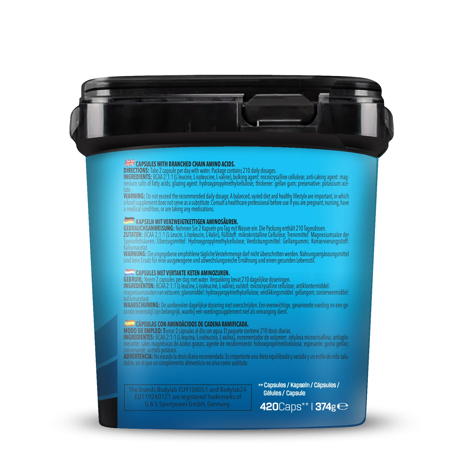 BIG PACK BCAA (420 Kapseln) - Image 3