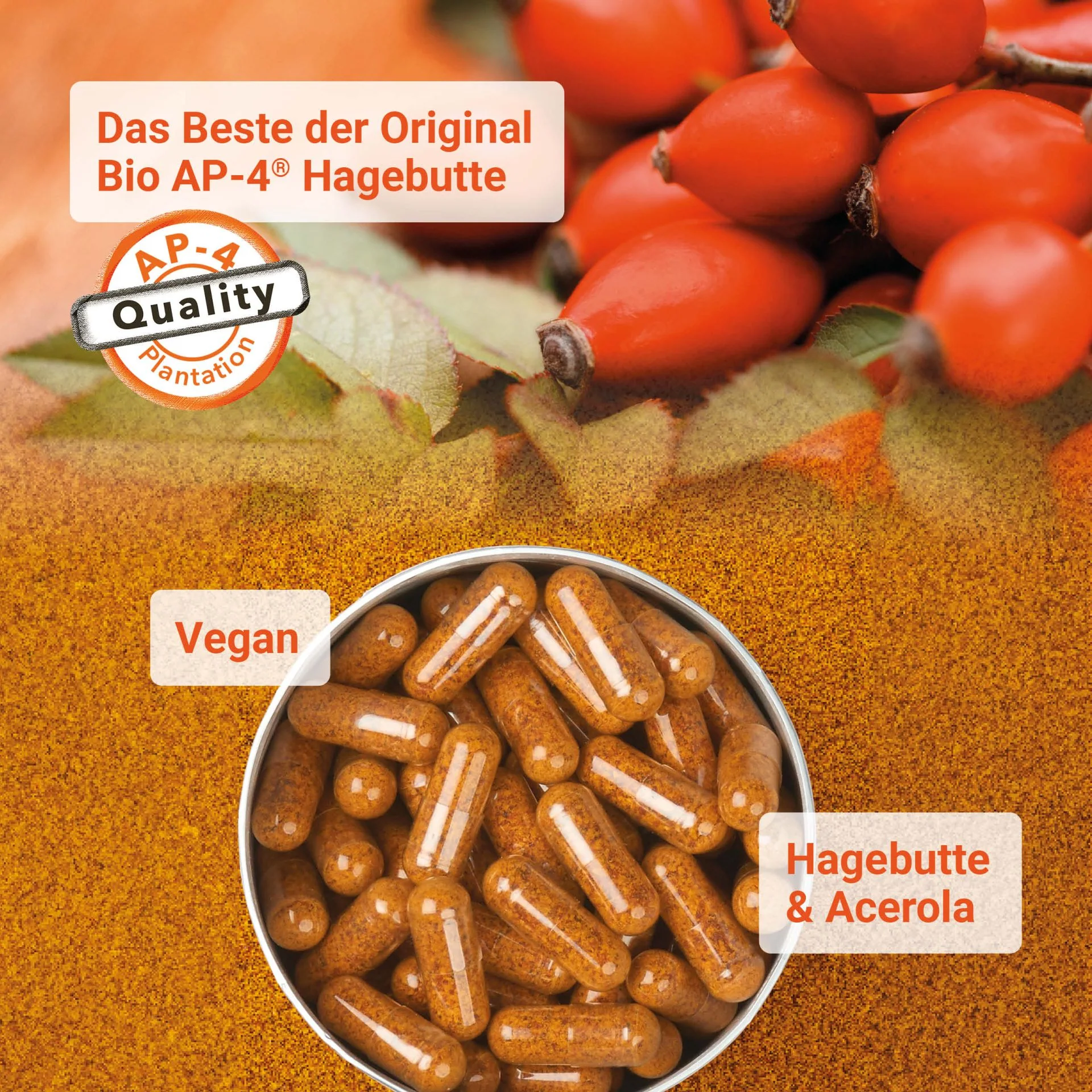 Hagebutte bio (150 Kapseln) - Image 5