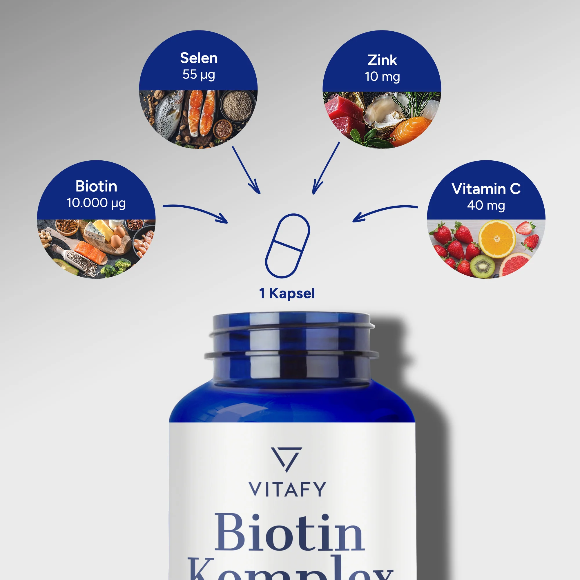 Biotin Komplex (60 Kapseln) - Image 3