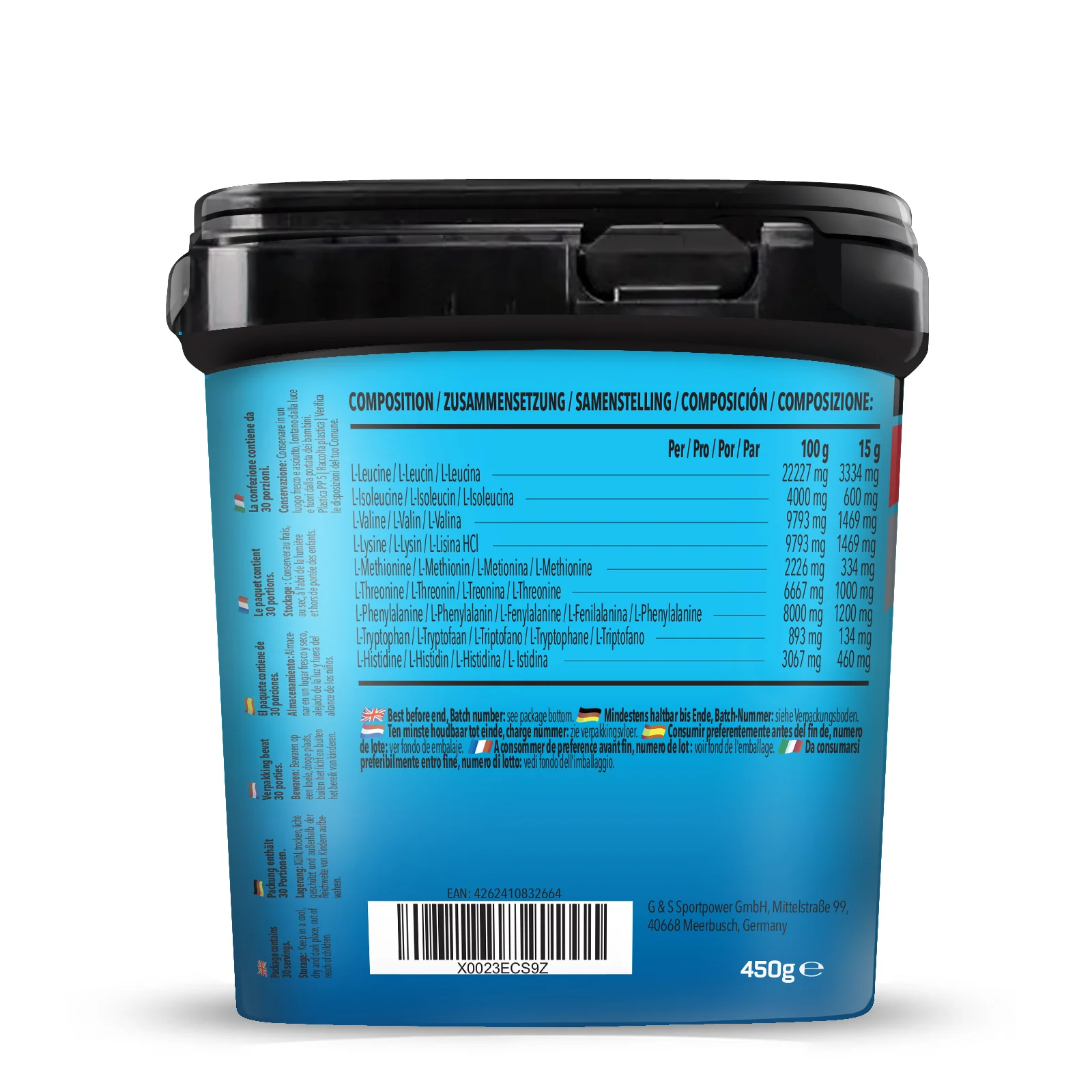 BIG PACK Bodybuilder EAA (Essential Amino Acids) (450g) - Image 18