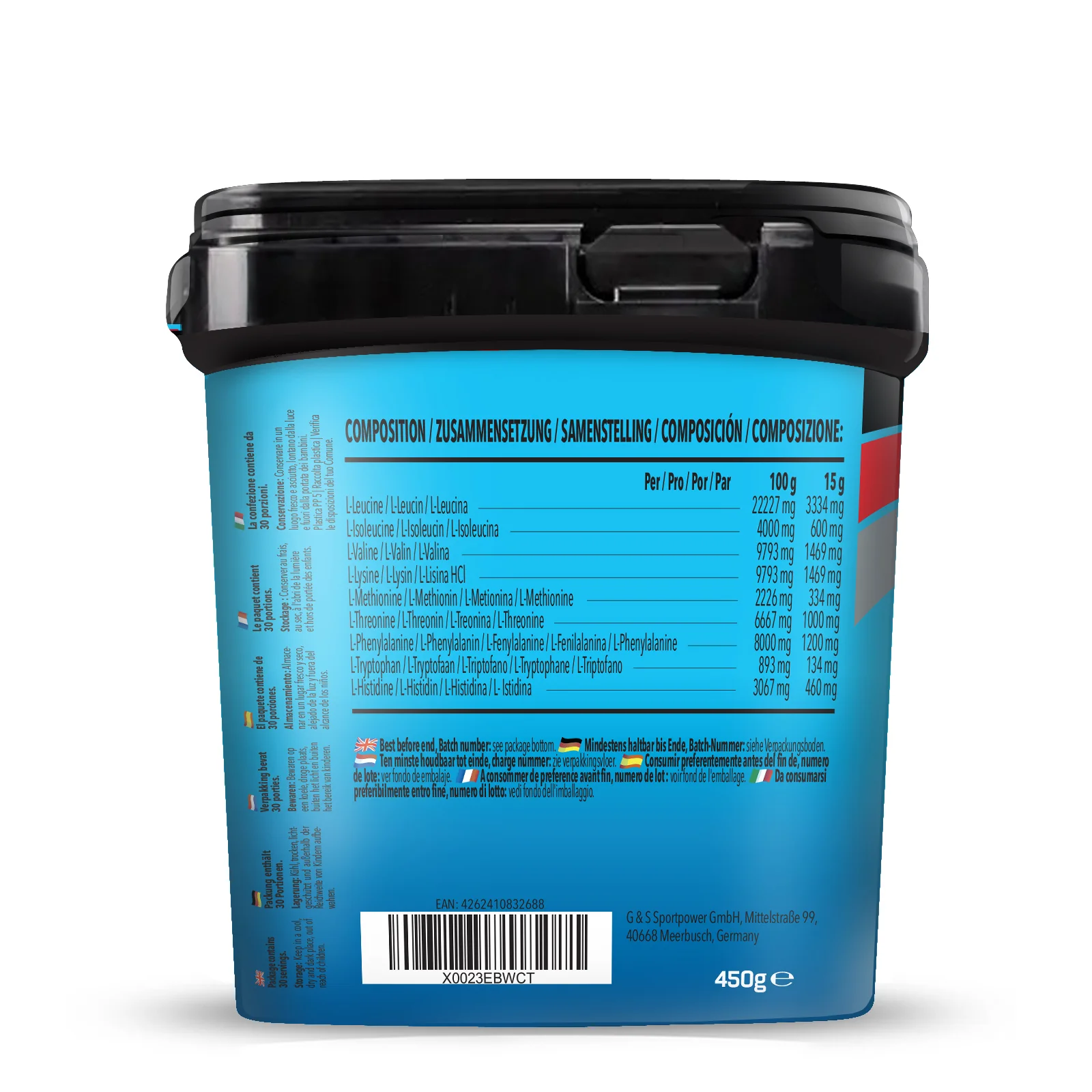 BIG PACK Bodybuilder EAA (Essential Amino Acids) (450g) - Image 26