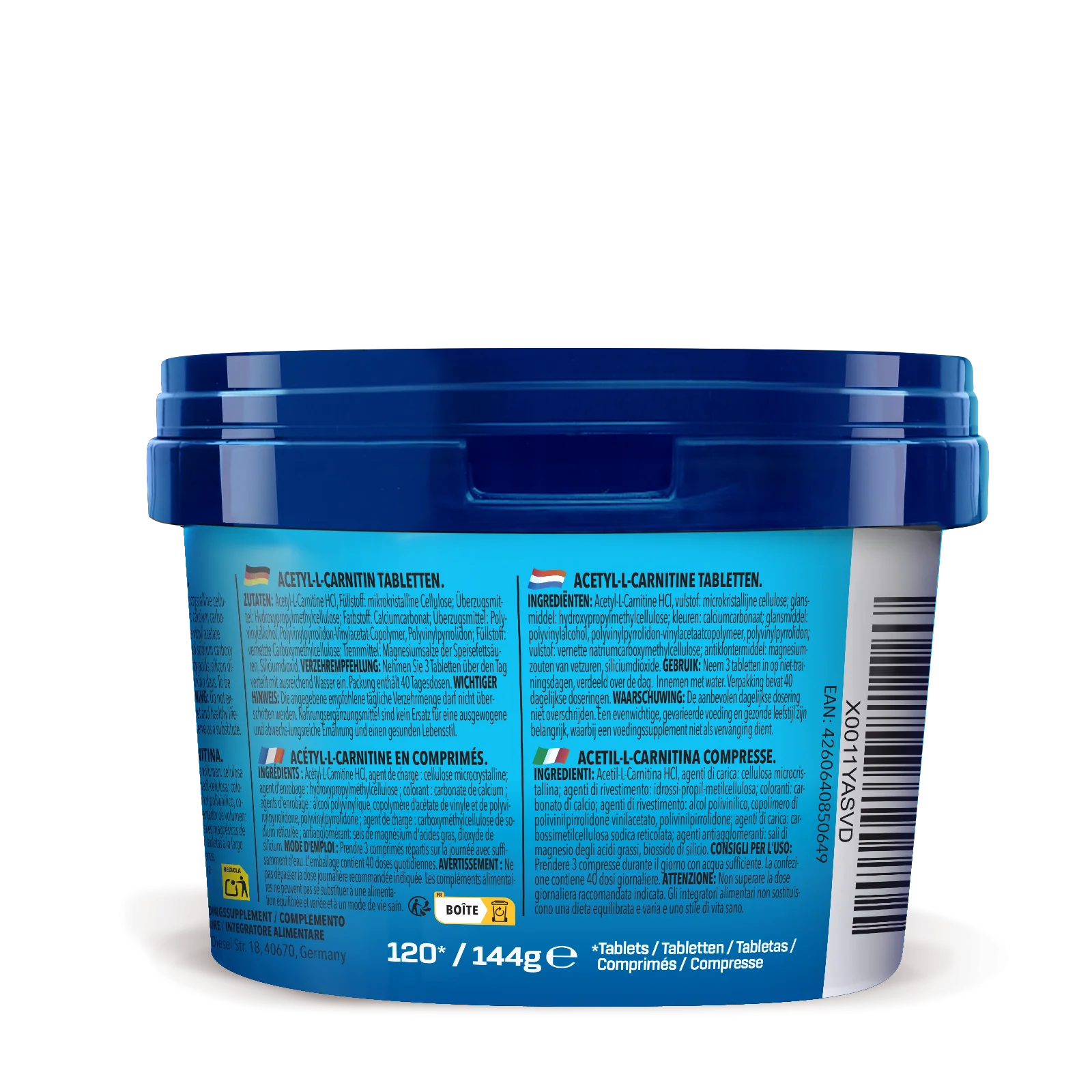 Acetyl L-Carnitine (120 Tabletten) - Image 3