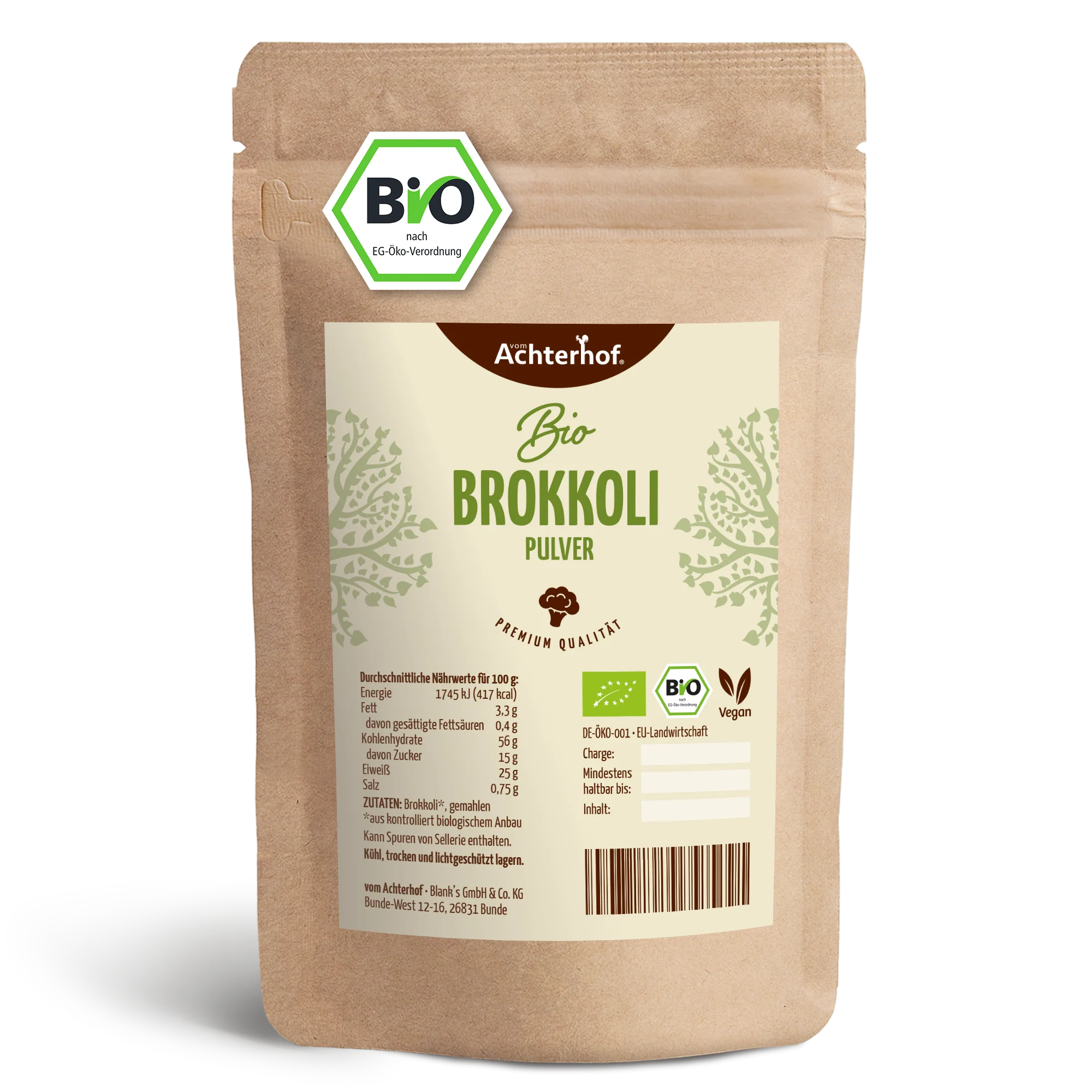 Brokkoli Pulver Bio (500g)