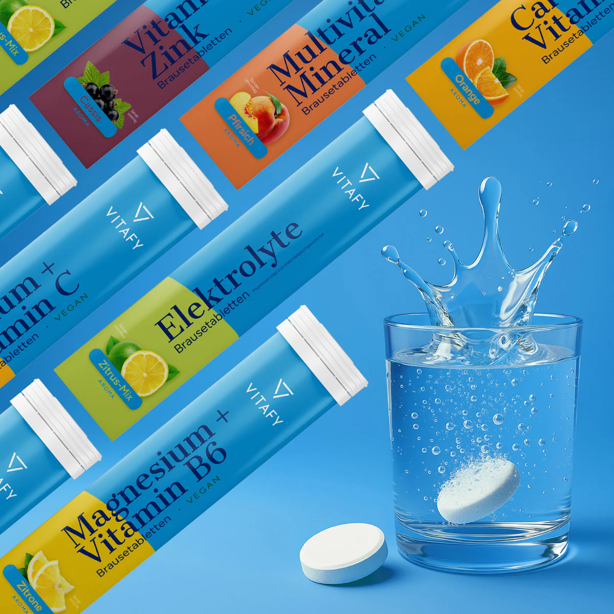 Calcium + Vitamin C - Orange (20 Brausetabletten) - Image 6