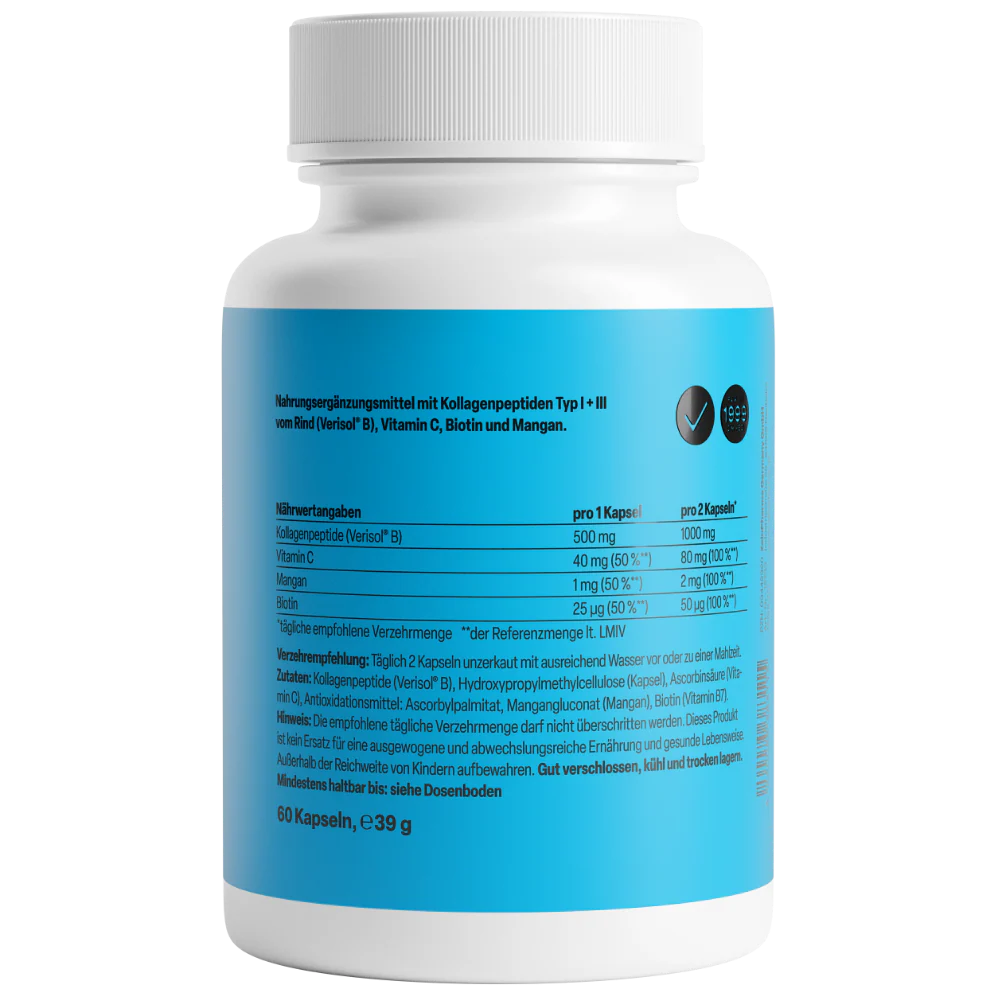 Collagen C ReLift 500mg (60 Kapseln) - Image 2
