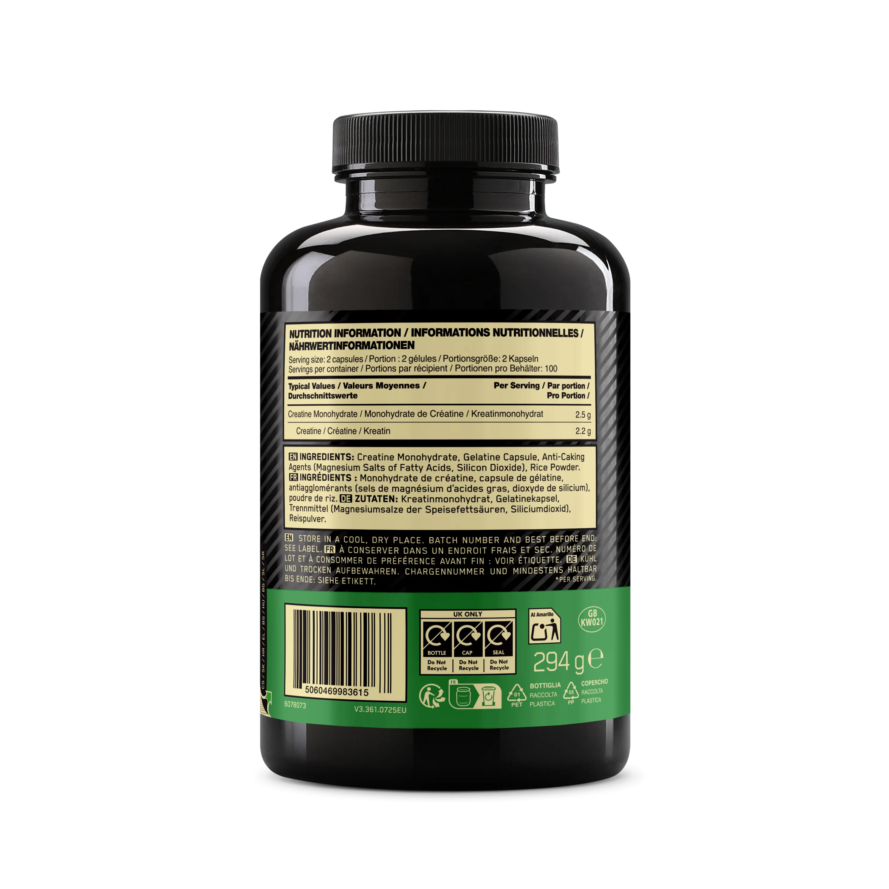 Creatine Capsules (200 Kapseln) - Image 3