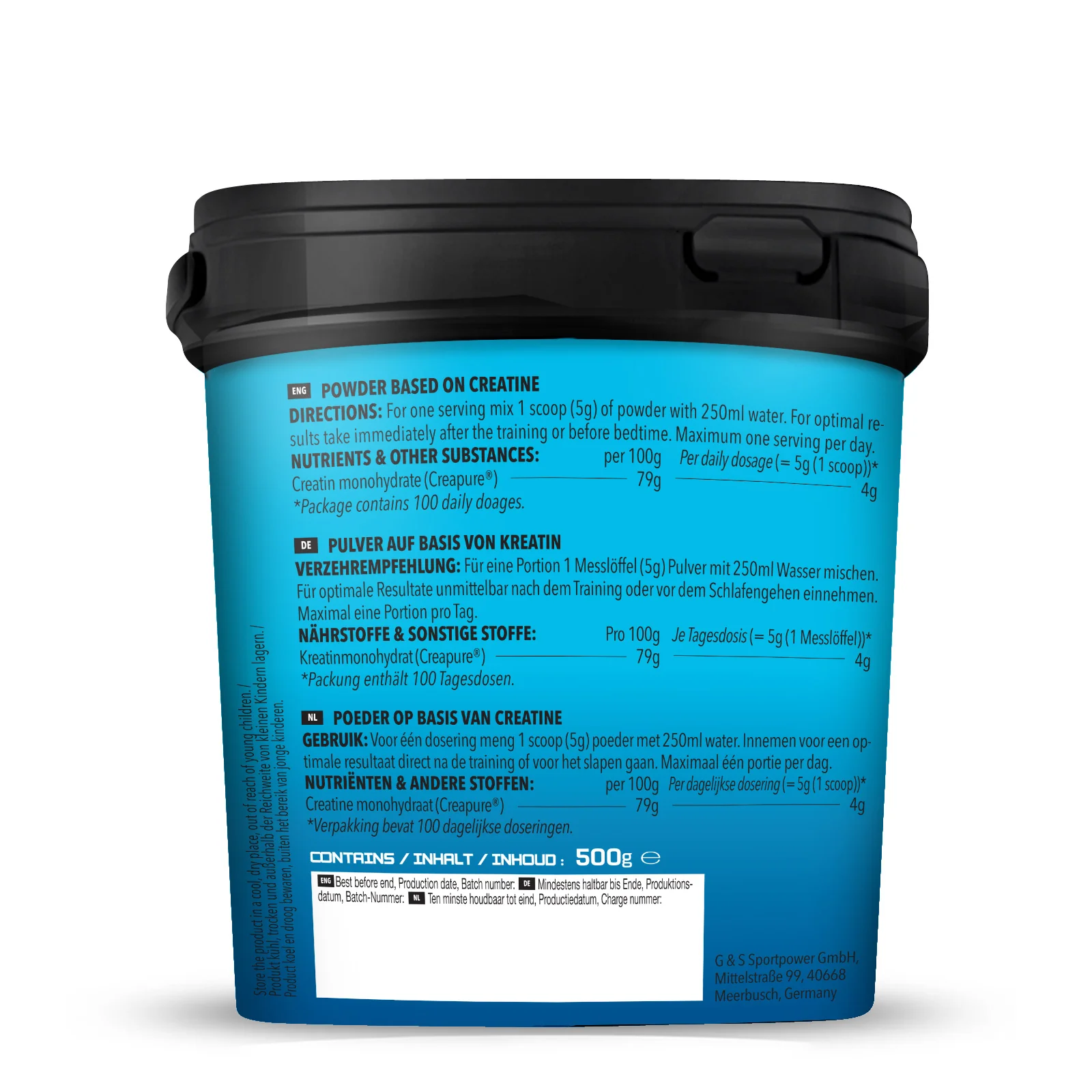 Creatine Creapure® Drink (500g) - Image 3