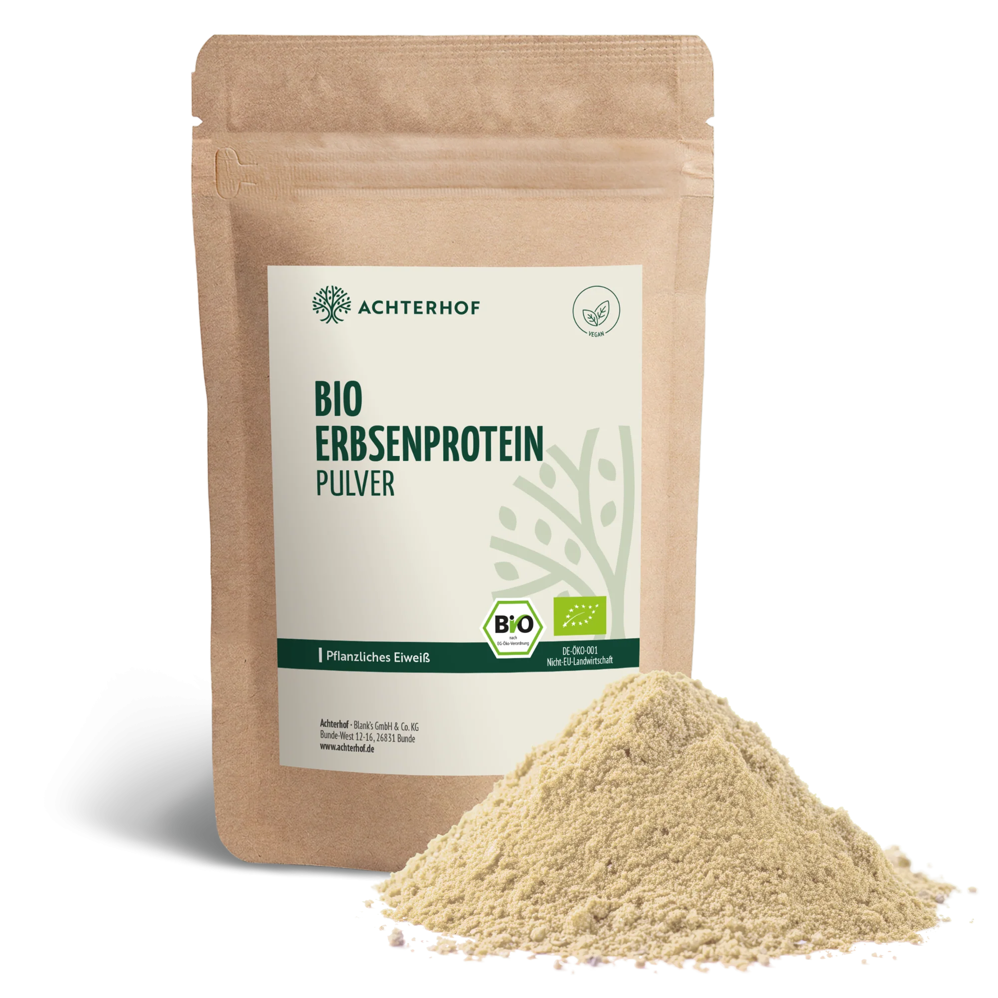 Bio Erbsenprotein Pulver (250g) - Image 2
