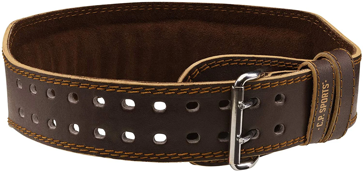 Gewichthebergürtel Leder Braun - Image 7