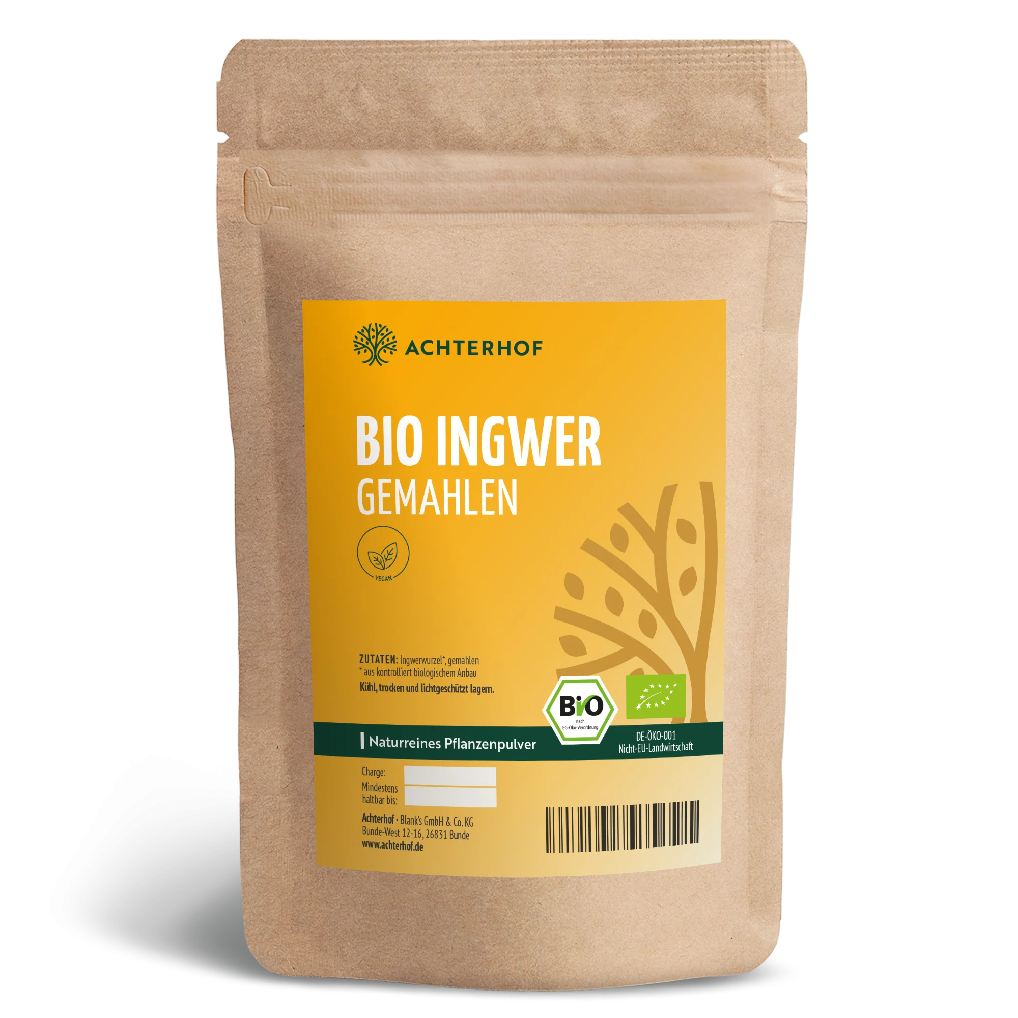 Bio Ingwer gemahlen (500g)