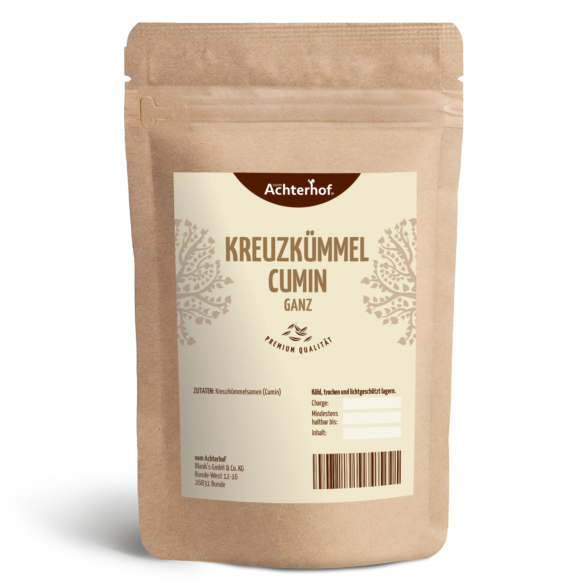 Kreuzkümmel Cumin ganz (500g)