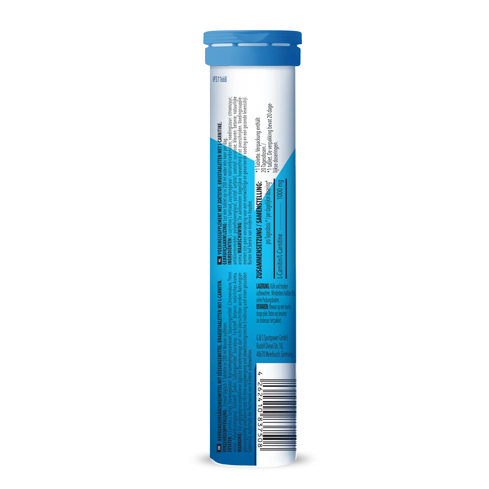 L-Carnitine - 20 Brausetabletten - Raspberry Flavouring - Image 8
