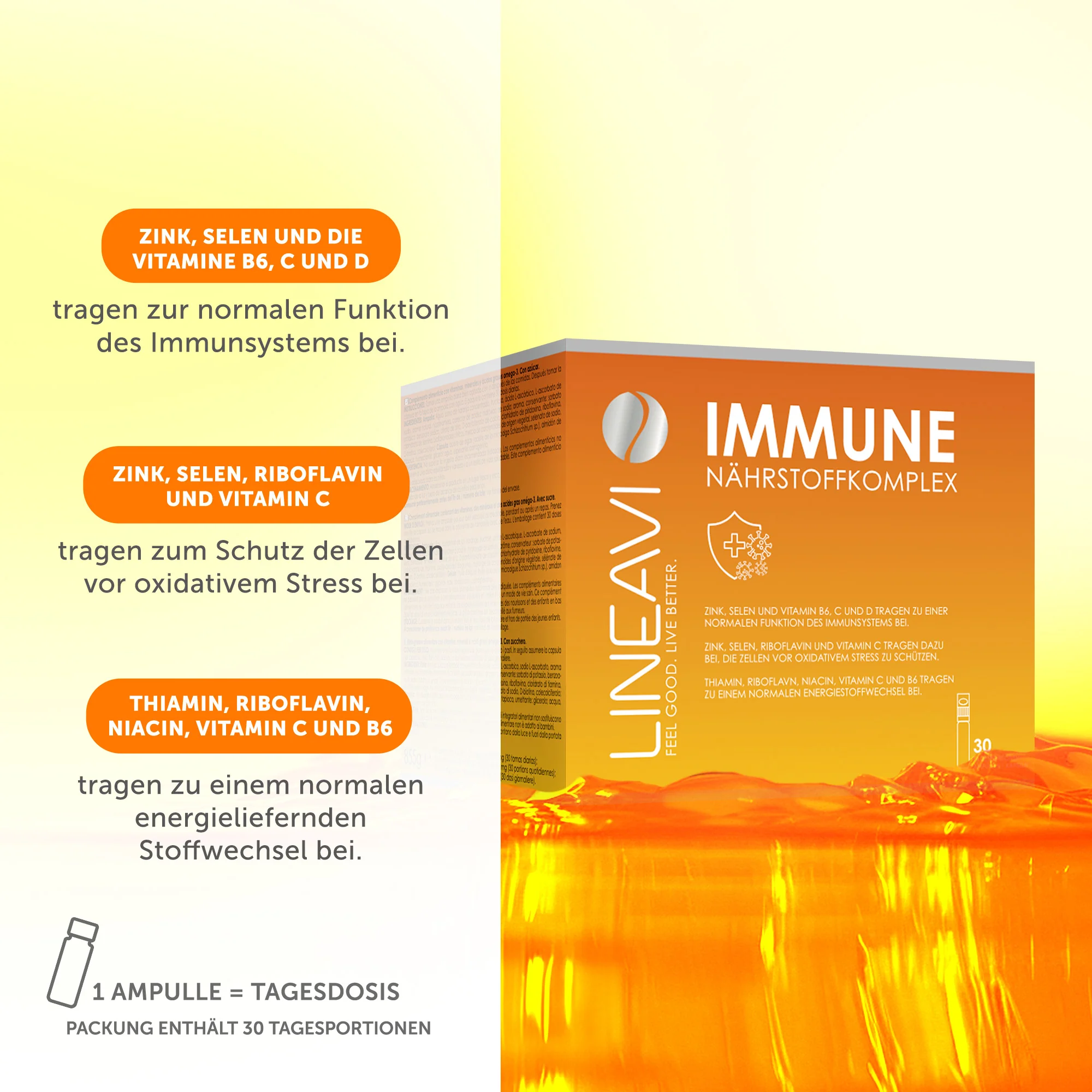 Immun (30x25ml Trinkfläschchen + 30 Omega 3 Kapseln) - Image 4