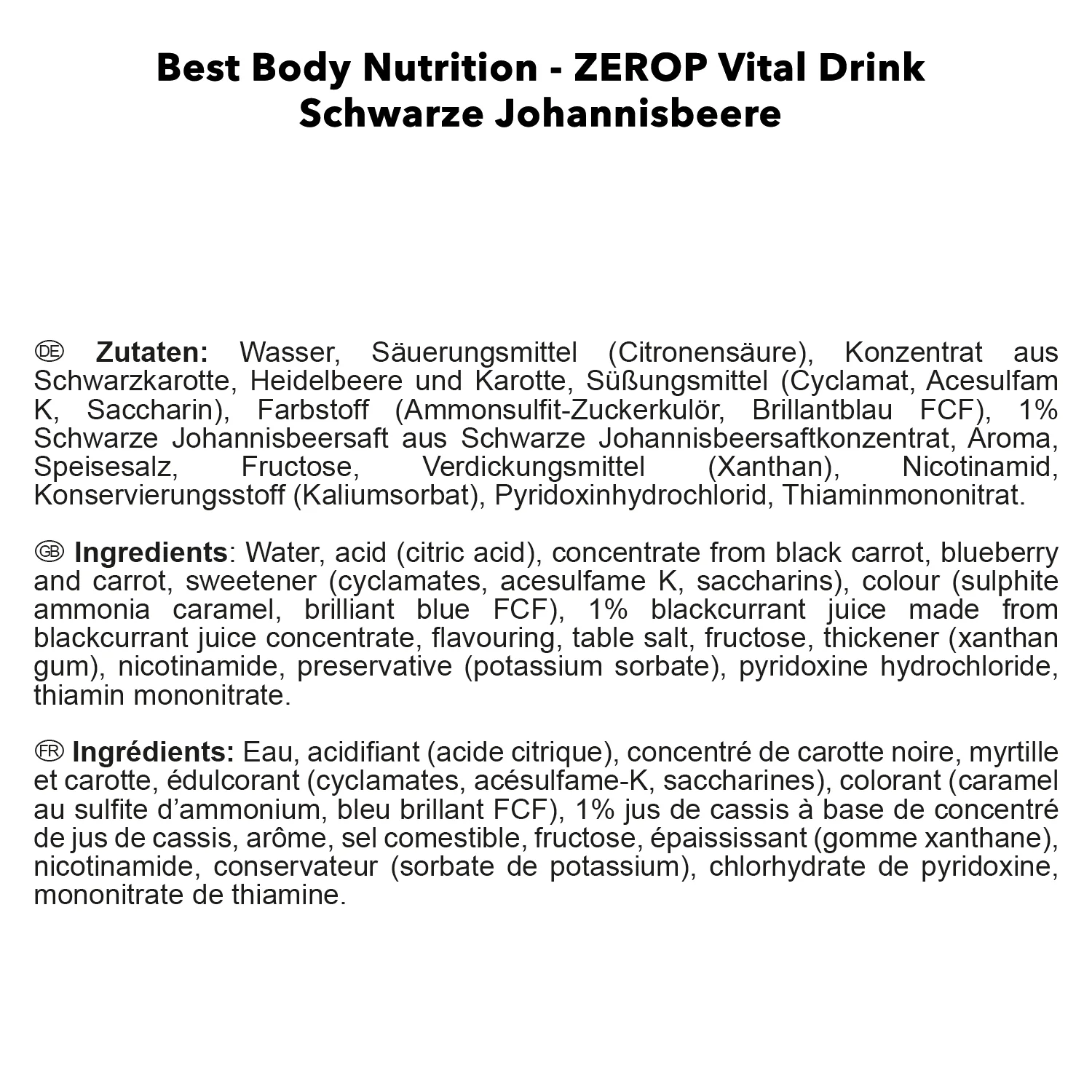 Vital Drink Zerop (1000ml) - Image 35