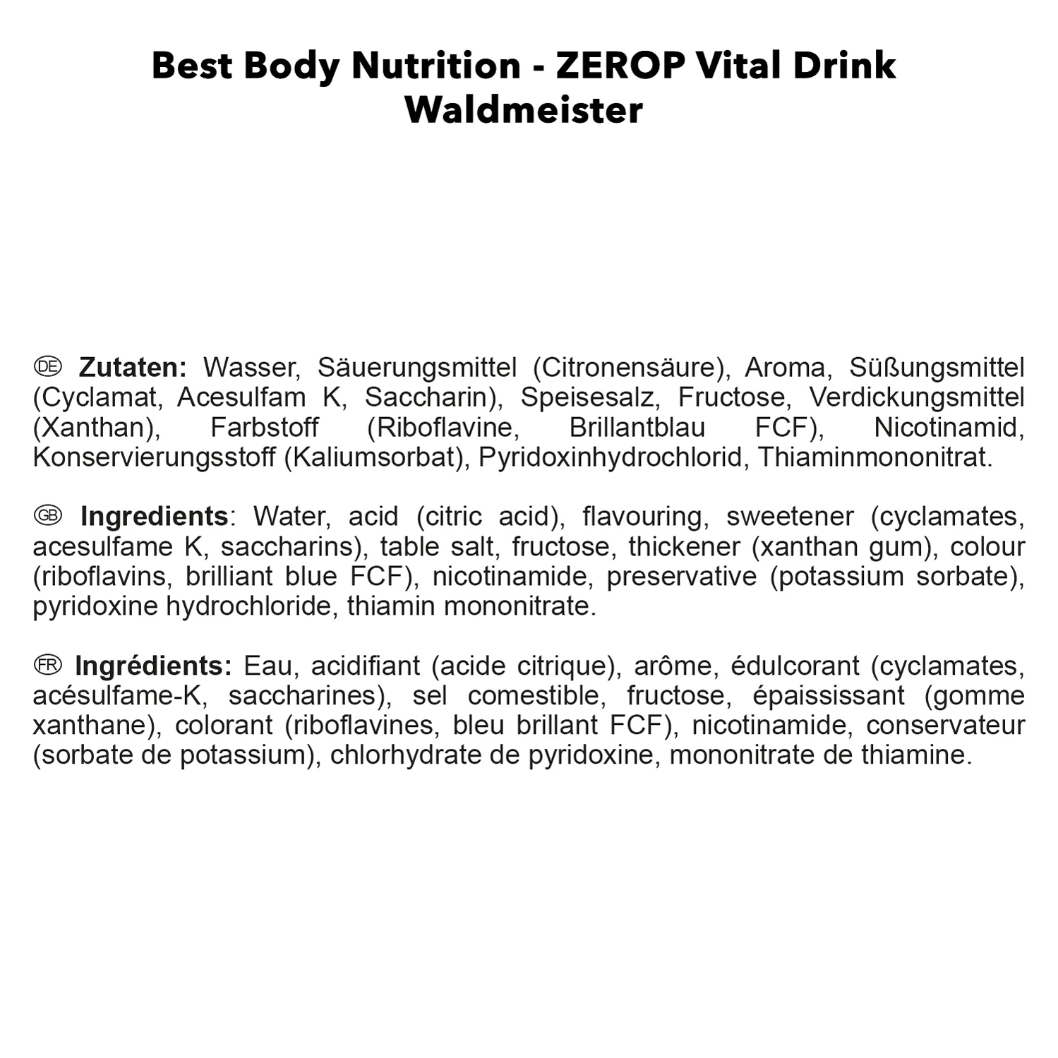 Vital Drink Zerop (1000ml) - Image 38