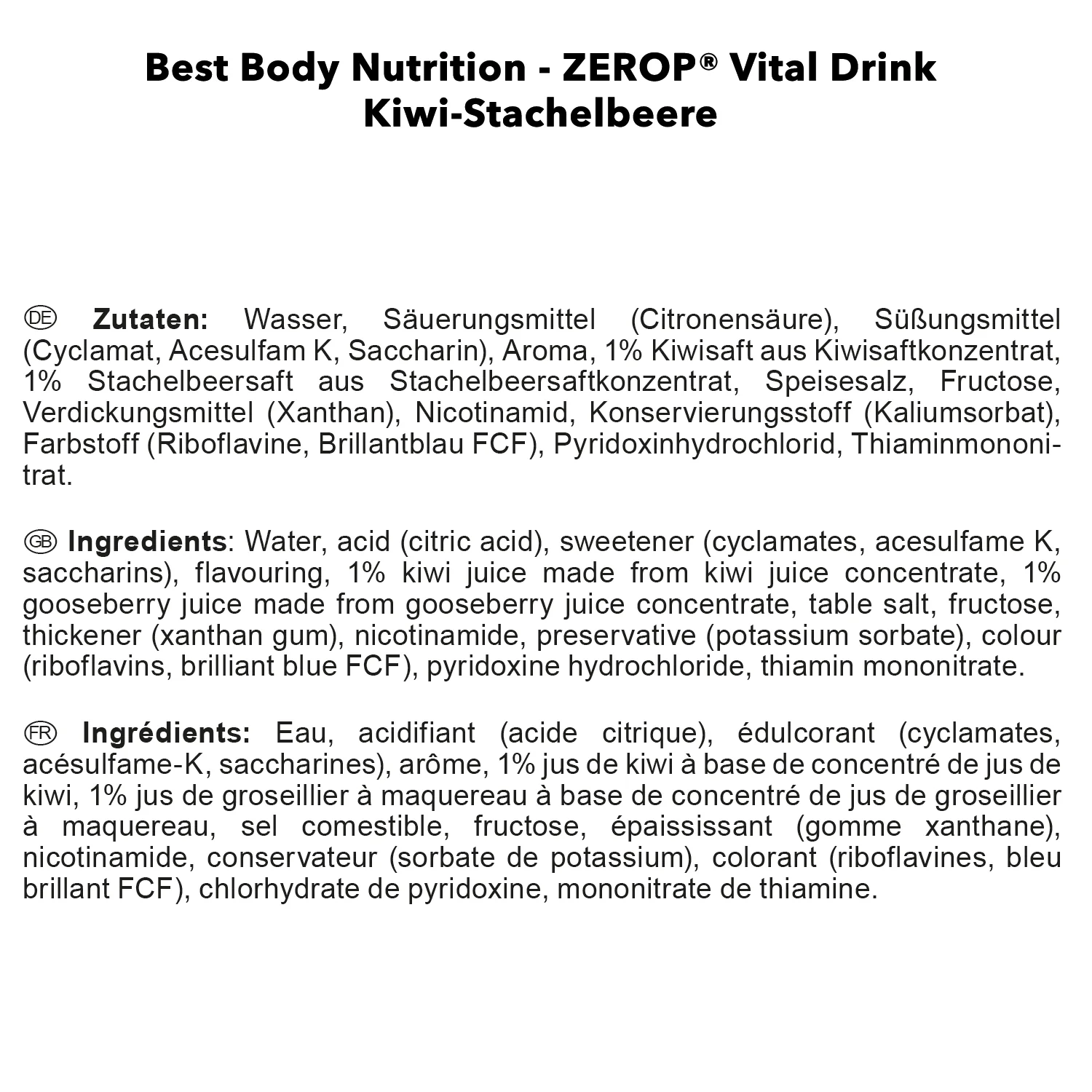 Vital Drink Zerop (1000ml) - Image 83