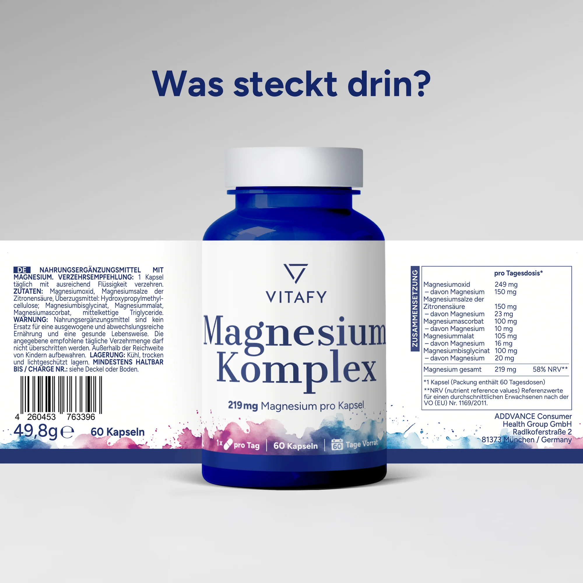 Magnesium Komplex (60 Kapseln) - Image 6