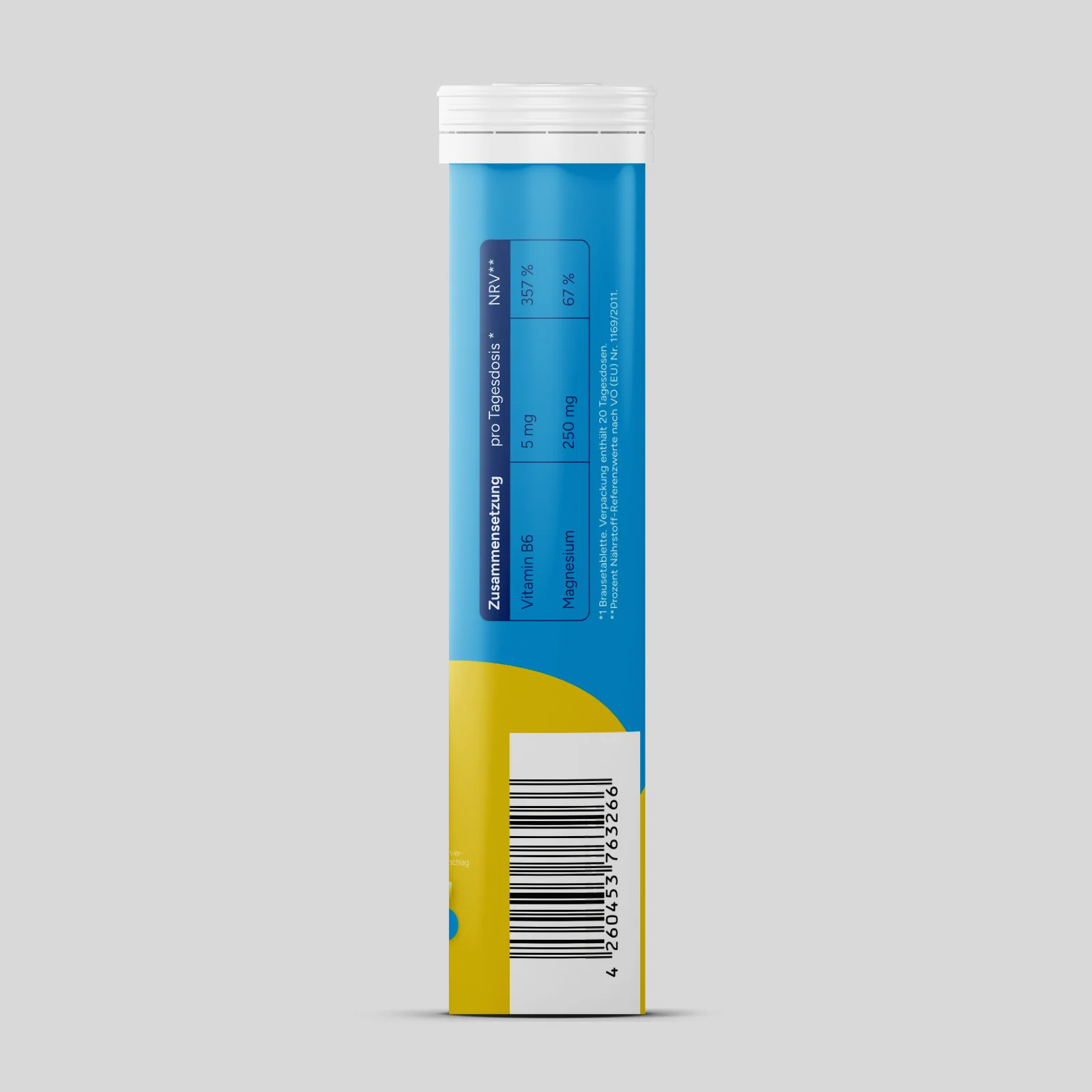 Magnesium + Vitamin B6 - Zitrone (20 Brausetabletten) - Image 9