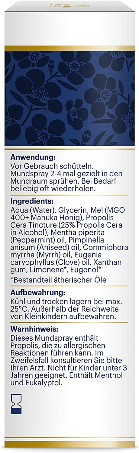 Manuka Propolis Mundspray MGO 400+ (20ml) - Image 4