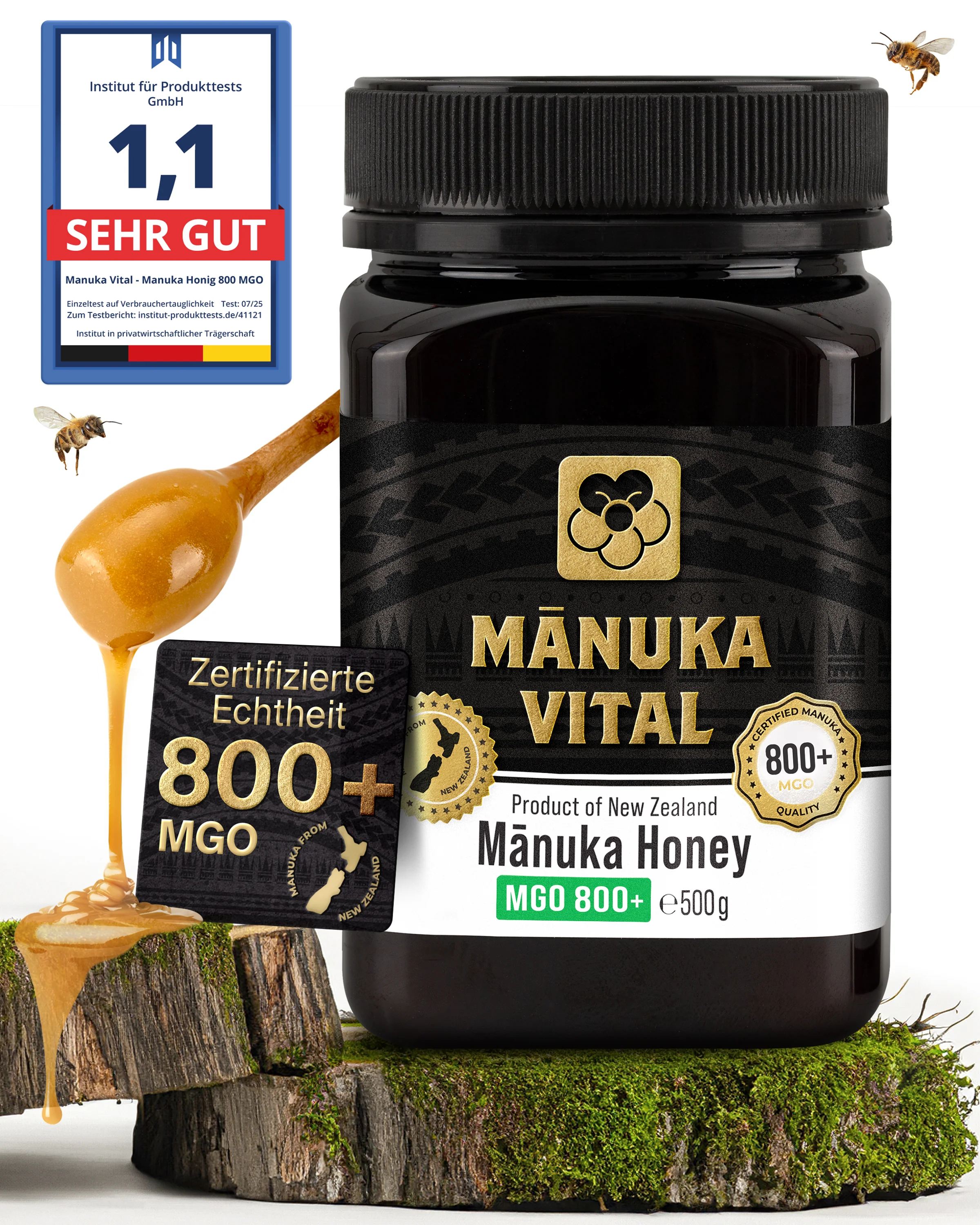 Manuka Vital Honig MGO 800+ (500g) - Image 5