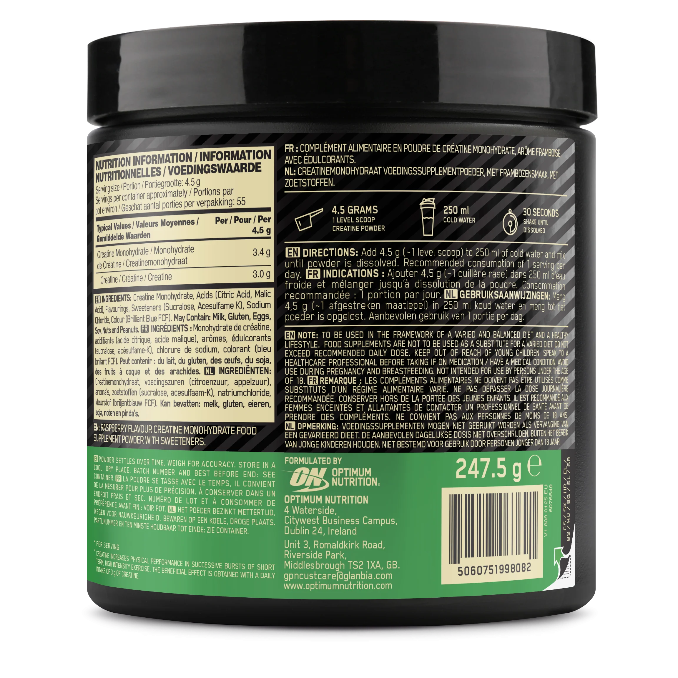 Micronised Creatine Powder Flavored (247g) - Image 3