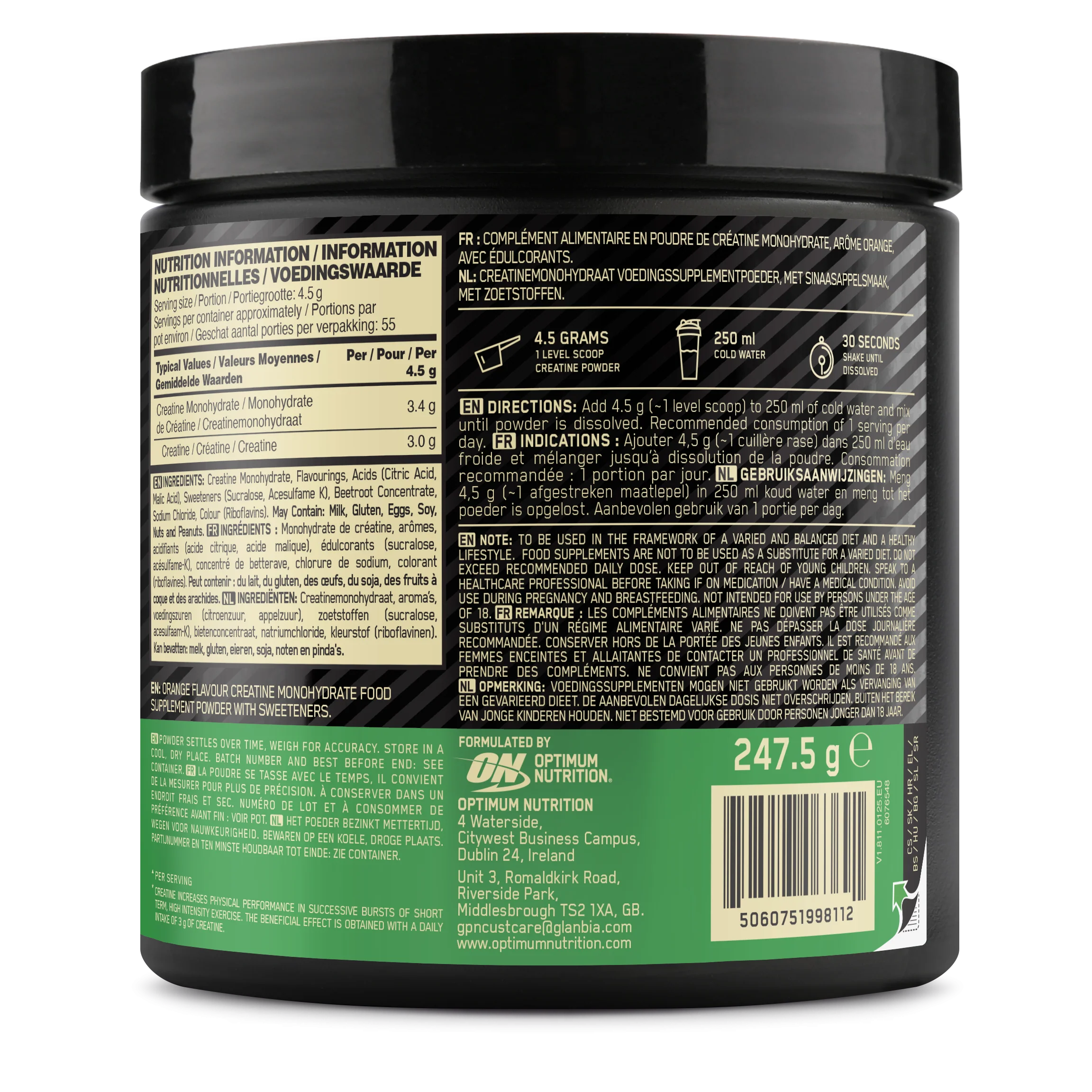 Micronised Creatine Powder Flavored (247g) - Image 9