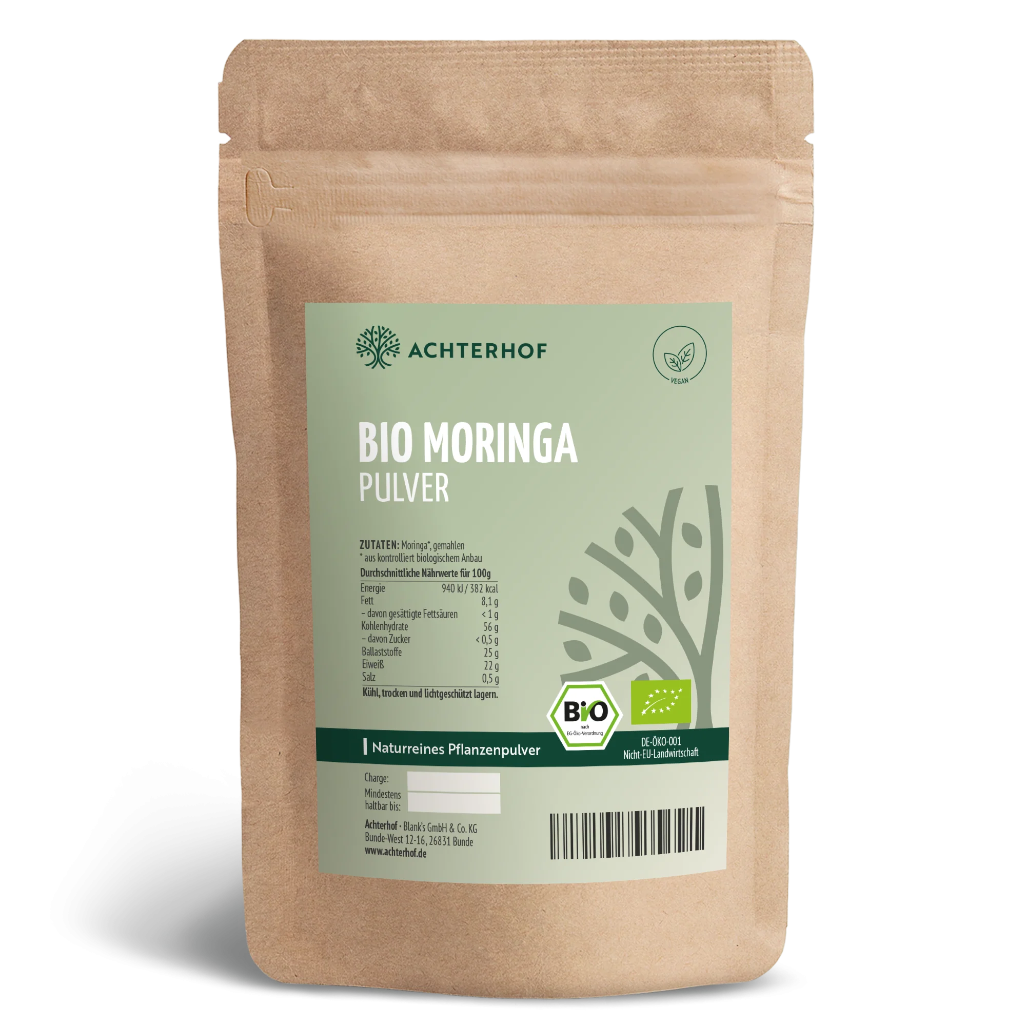 Bio Moringa Pulver (500g)