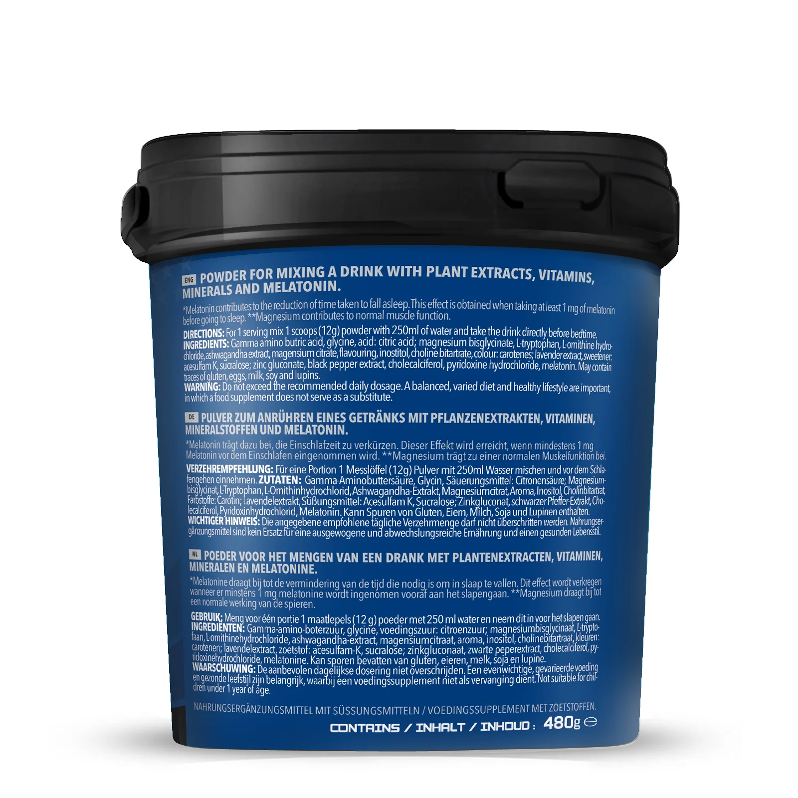 Pro Sleep - Muscle Function & Night Rest - Fruit Mix Flavor (480g) - Image 3